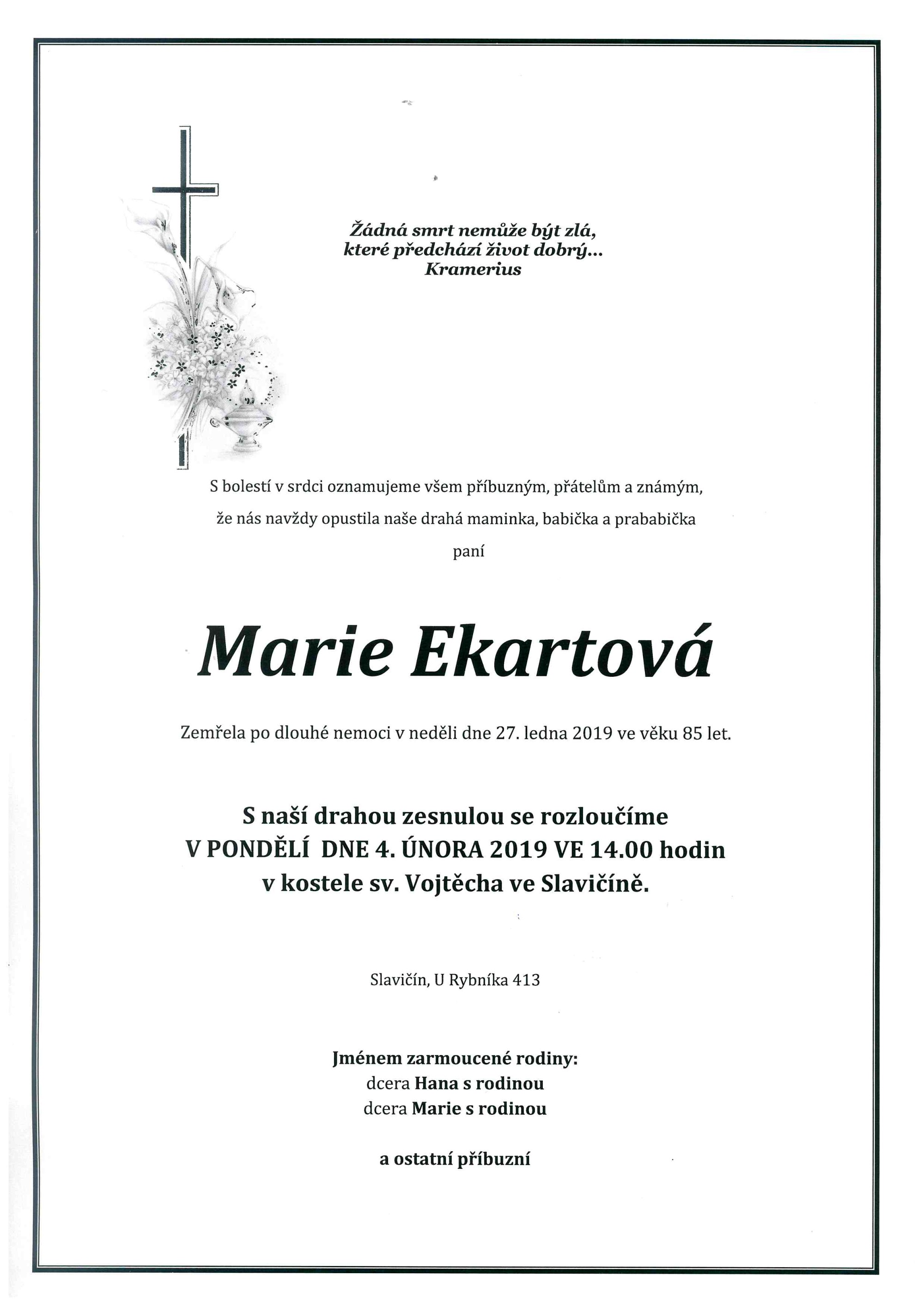 Marie Ekartová