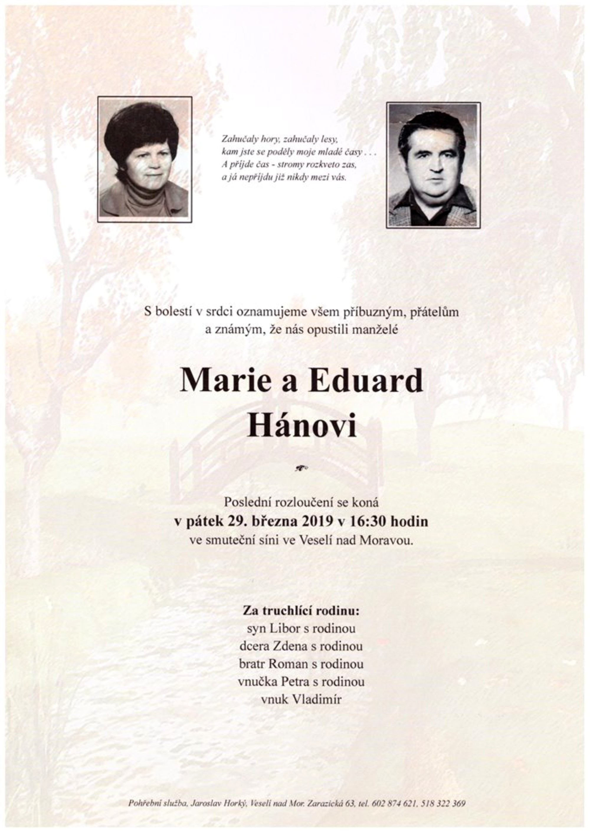 Marie a Eduard Hánovi