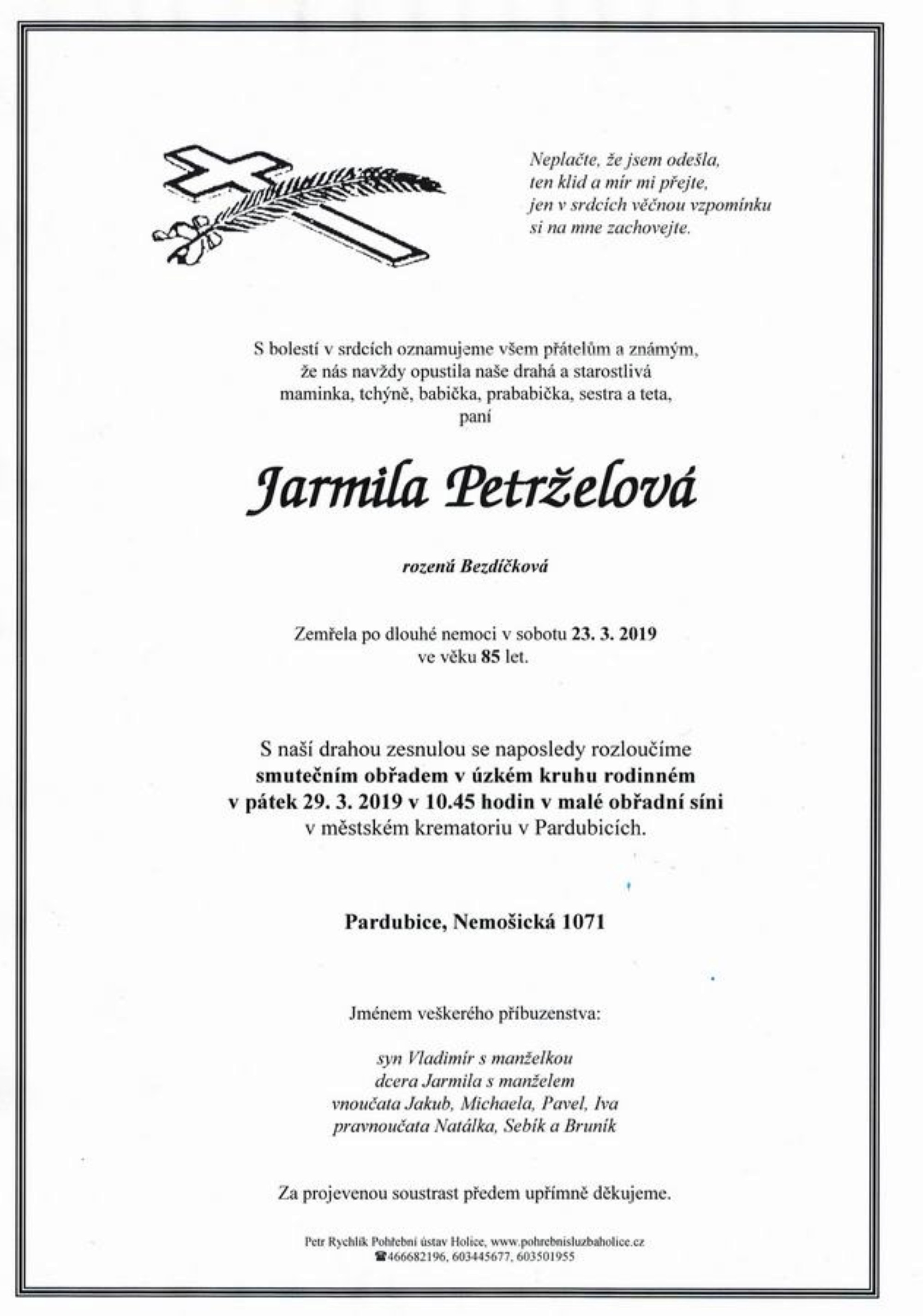 Jarmila Petrželová