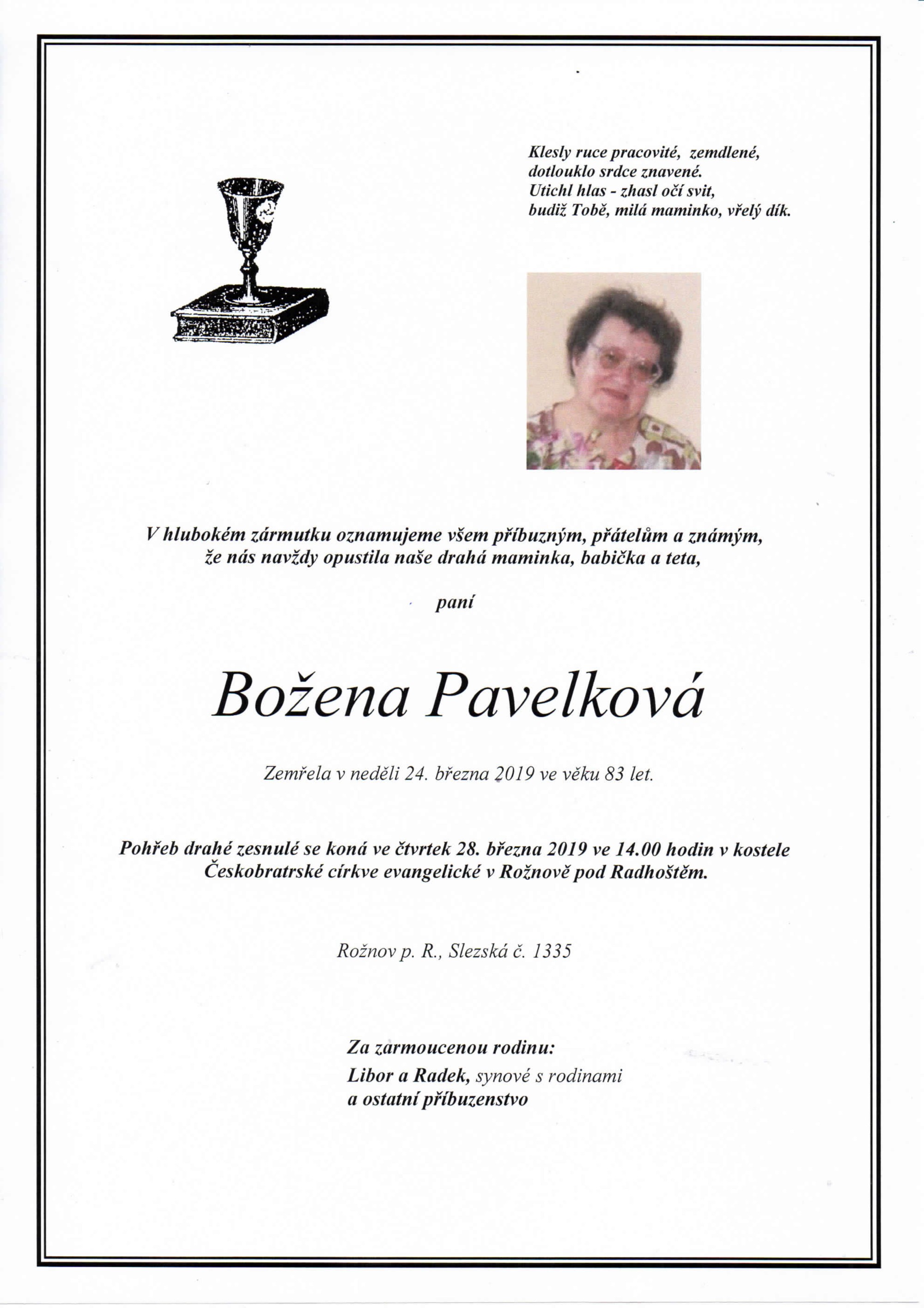 Božena Pavelková