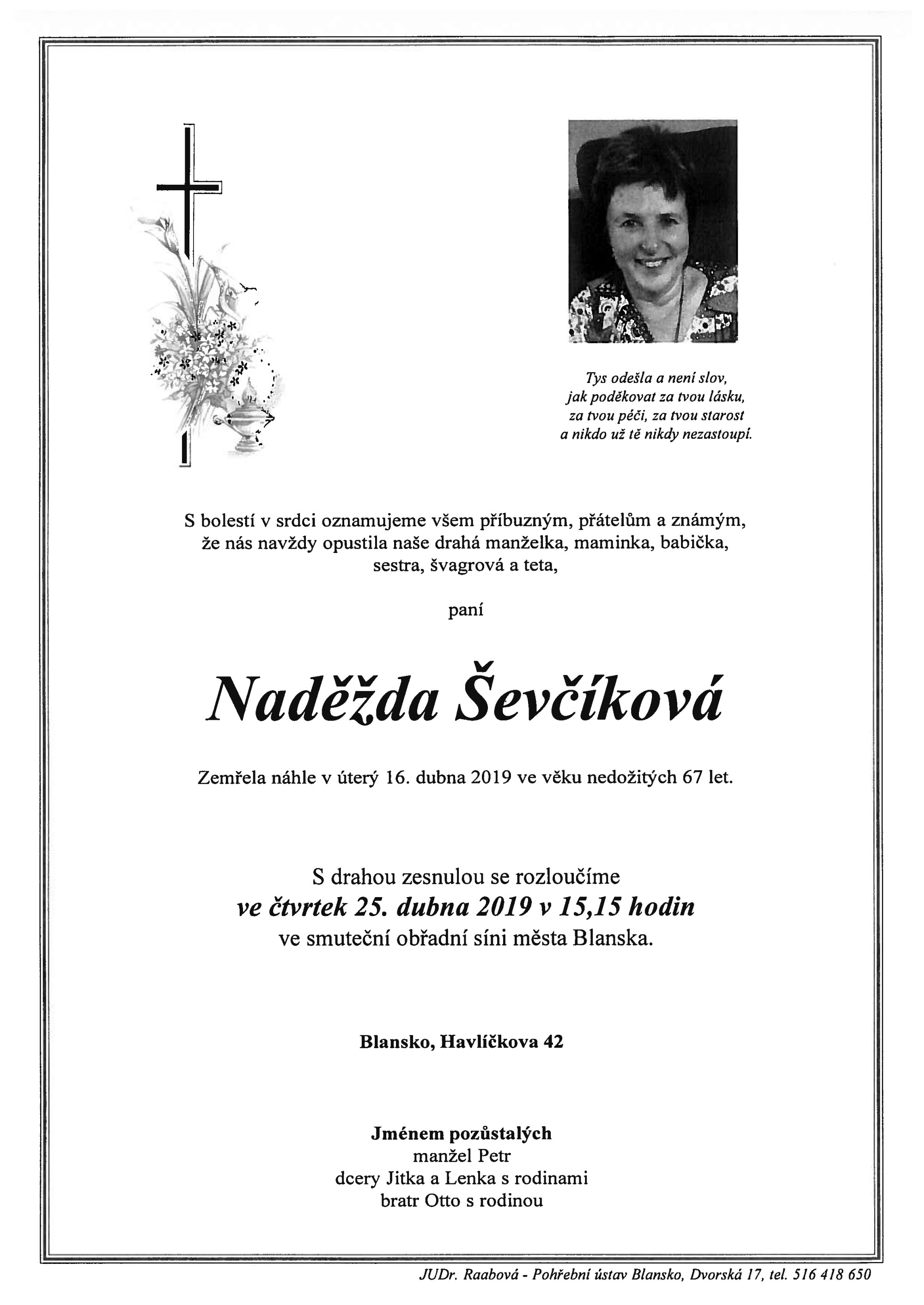 Naděžda Ševčíková