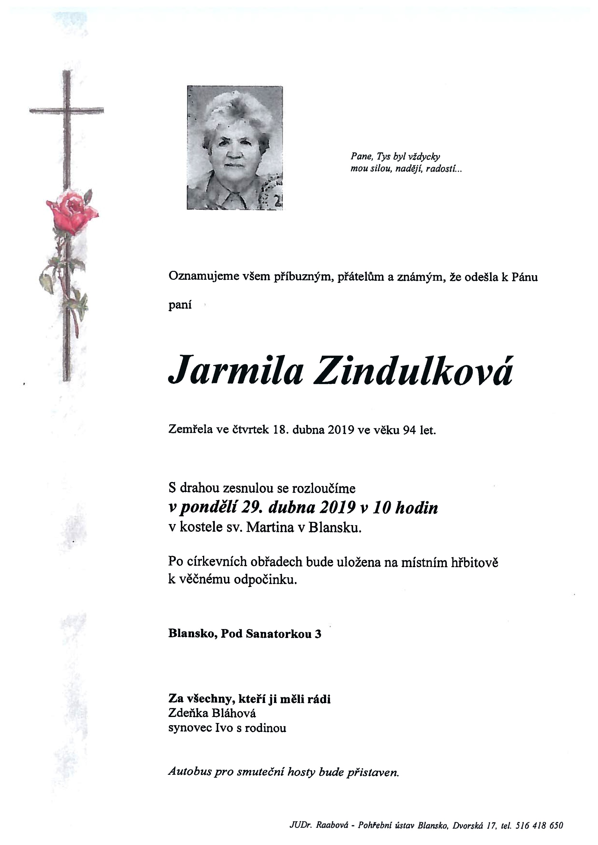Jarmila Zindulková