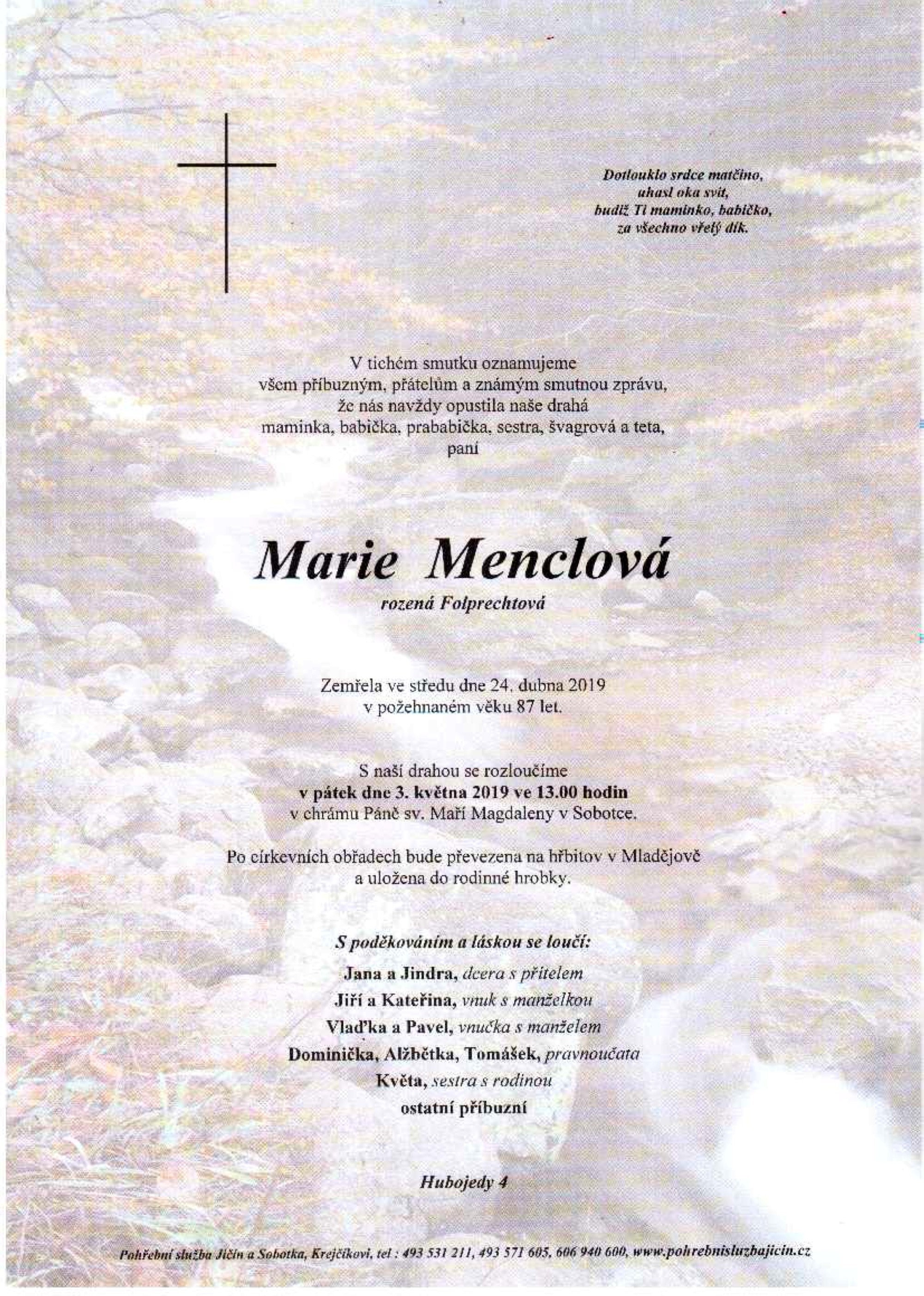 Marie Menclová