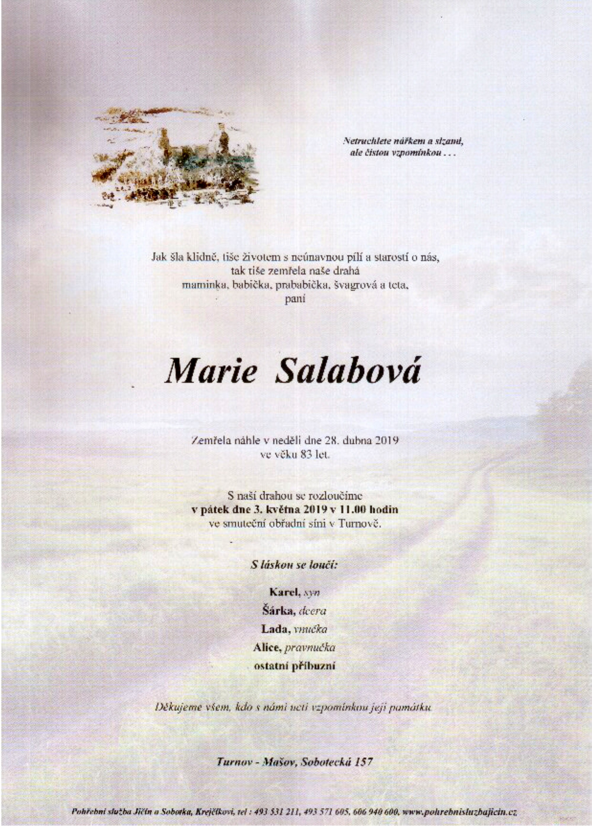 Marie Salabová