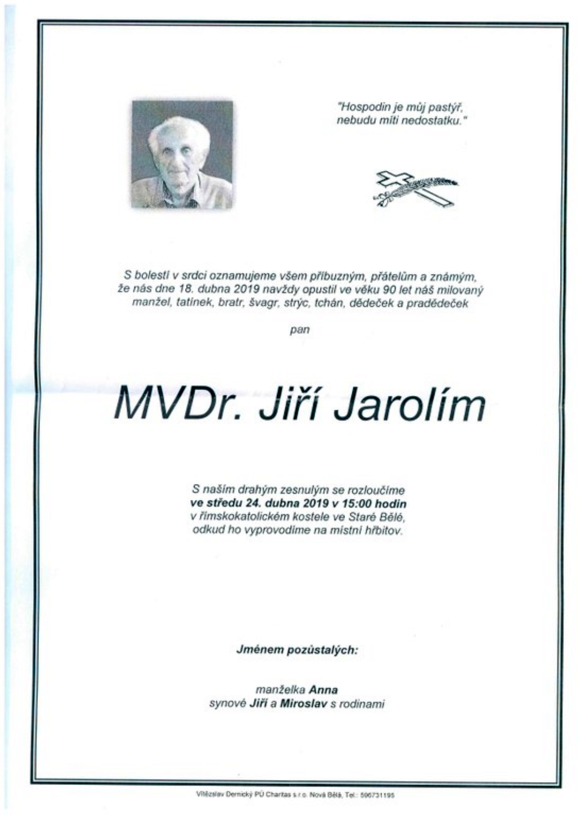 MVDr. Jiří Jarolím