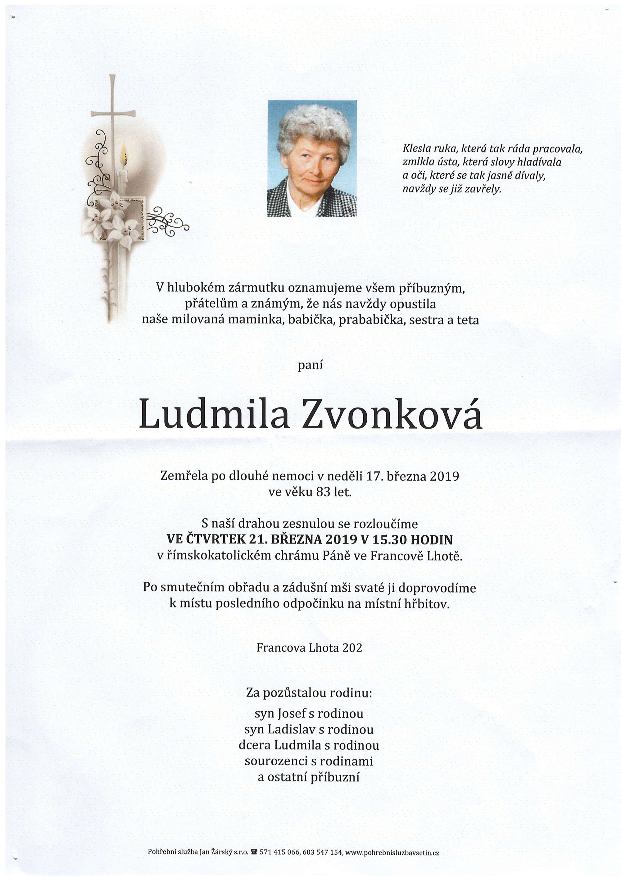Ludmila Zvonková