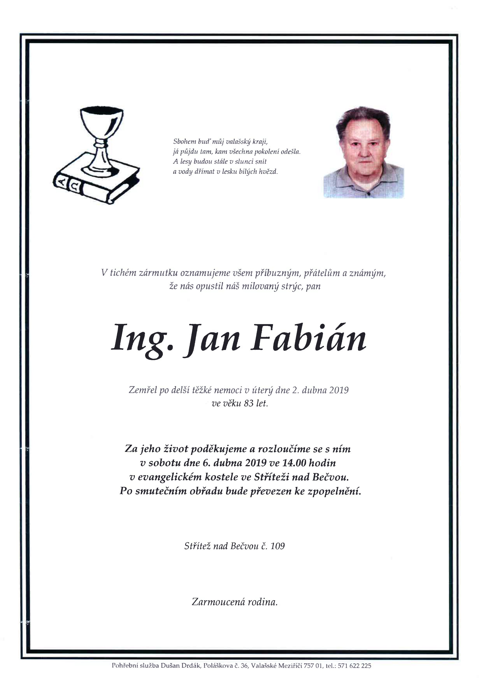 Ing. Jan Fabián