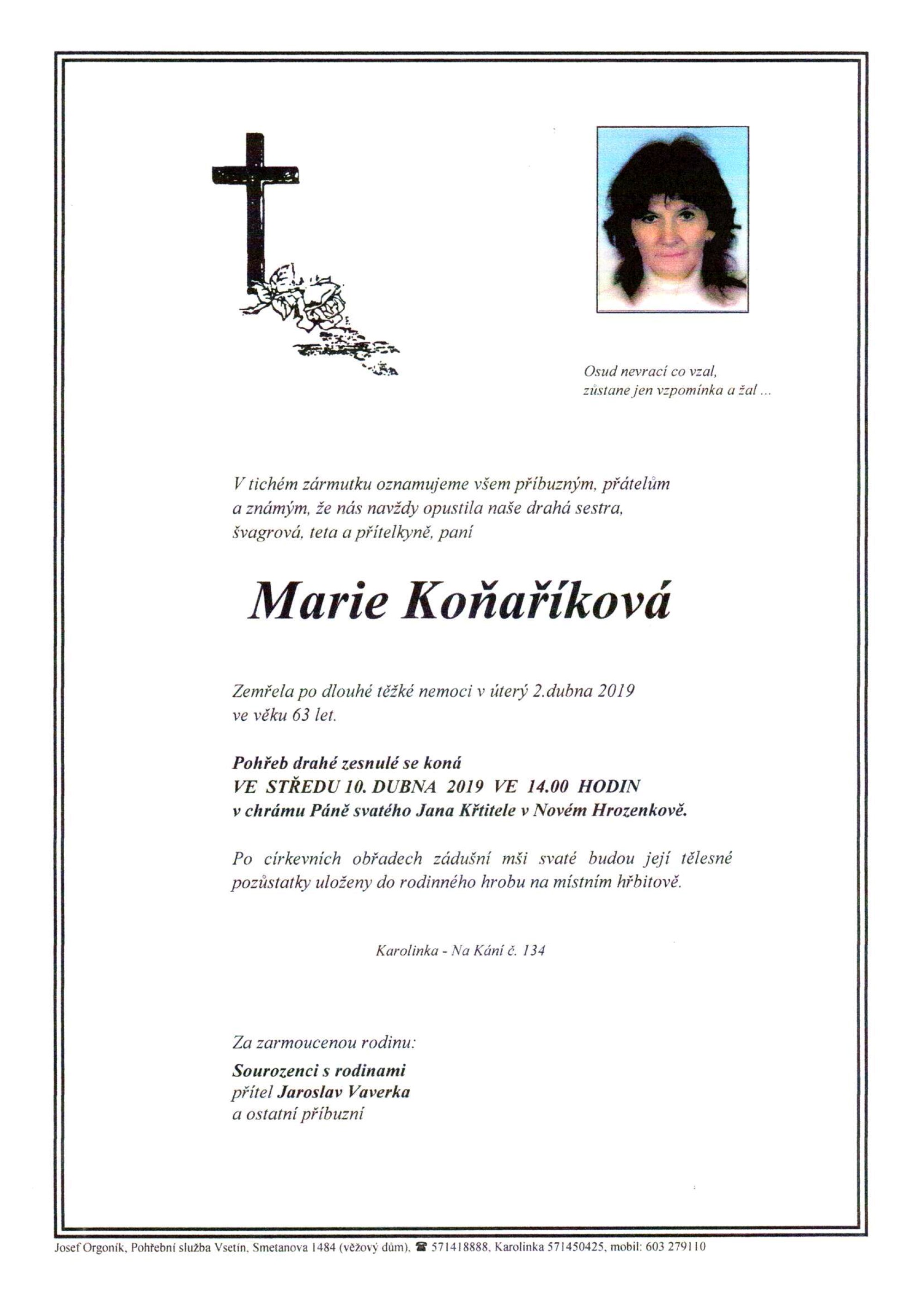 Marie Koňaříková