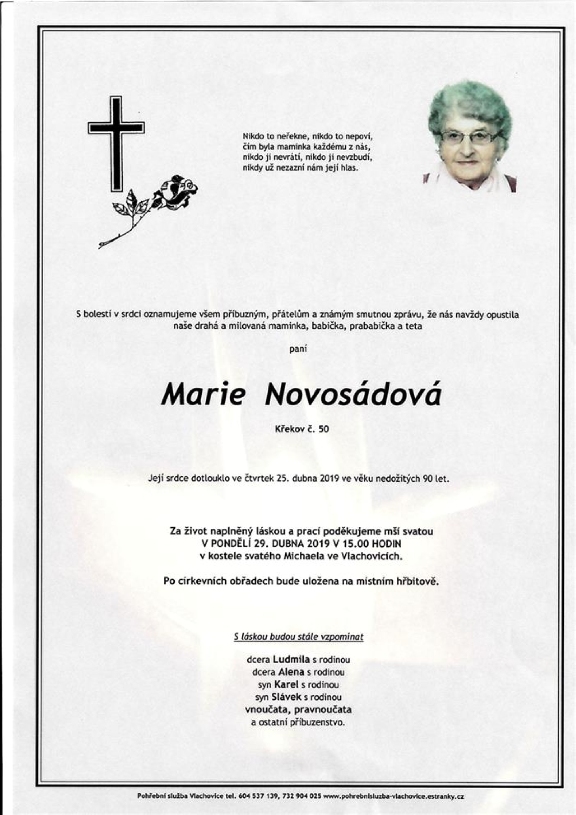 Marie Novosádová