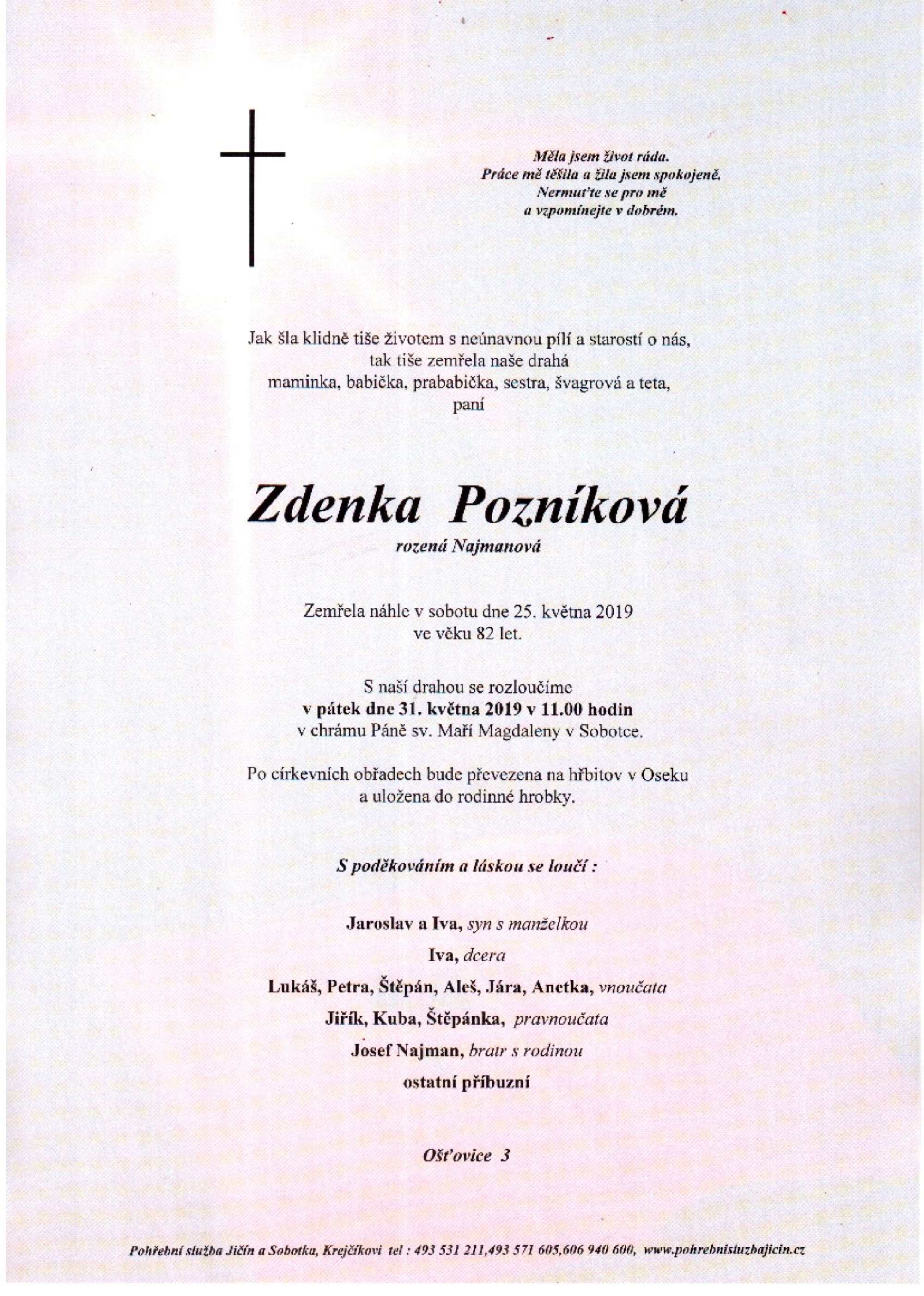 Zdenka Pozníková