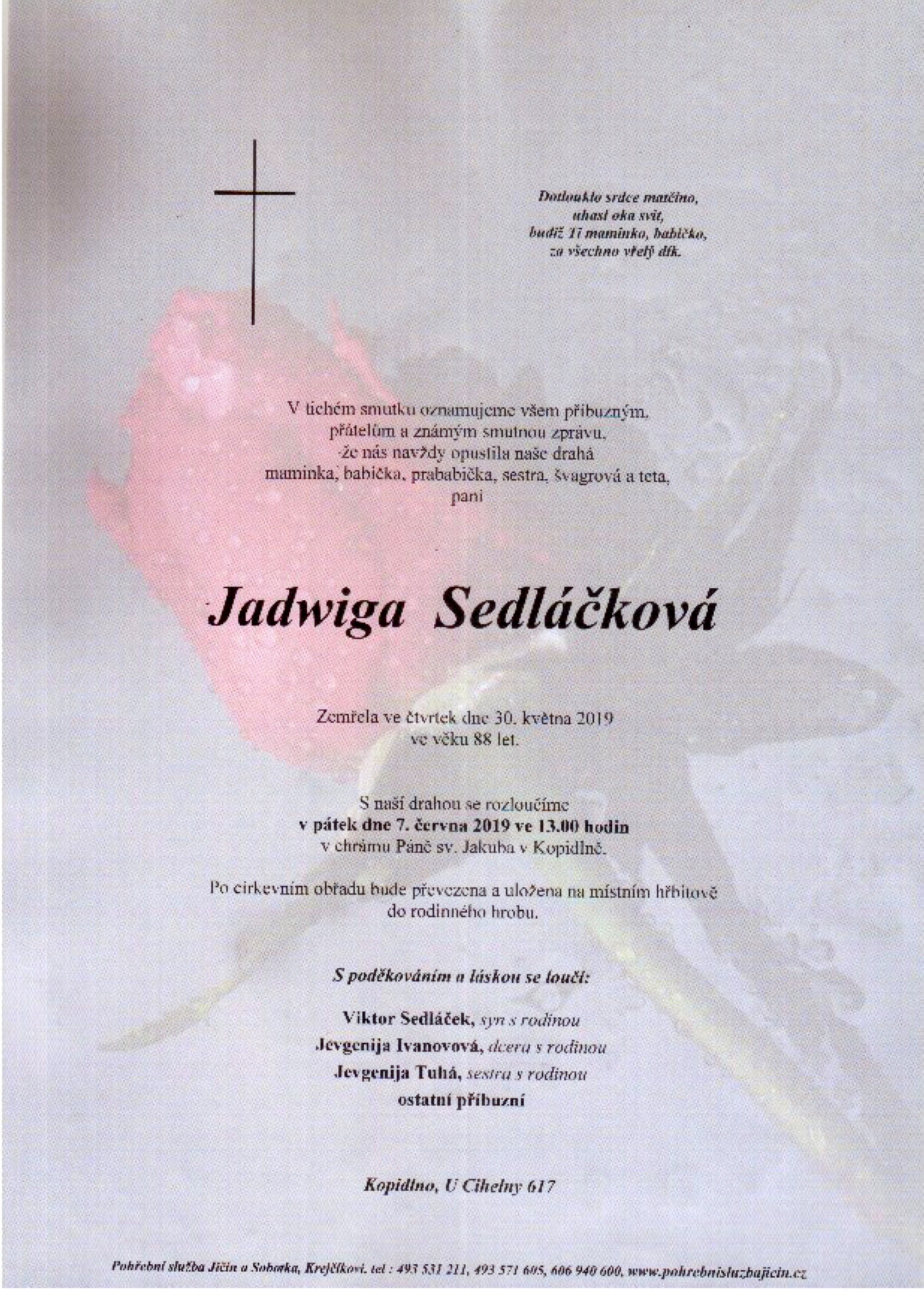 Jadwiga Sedláčková