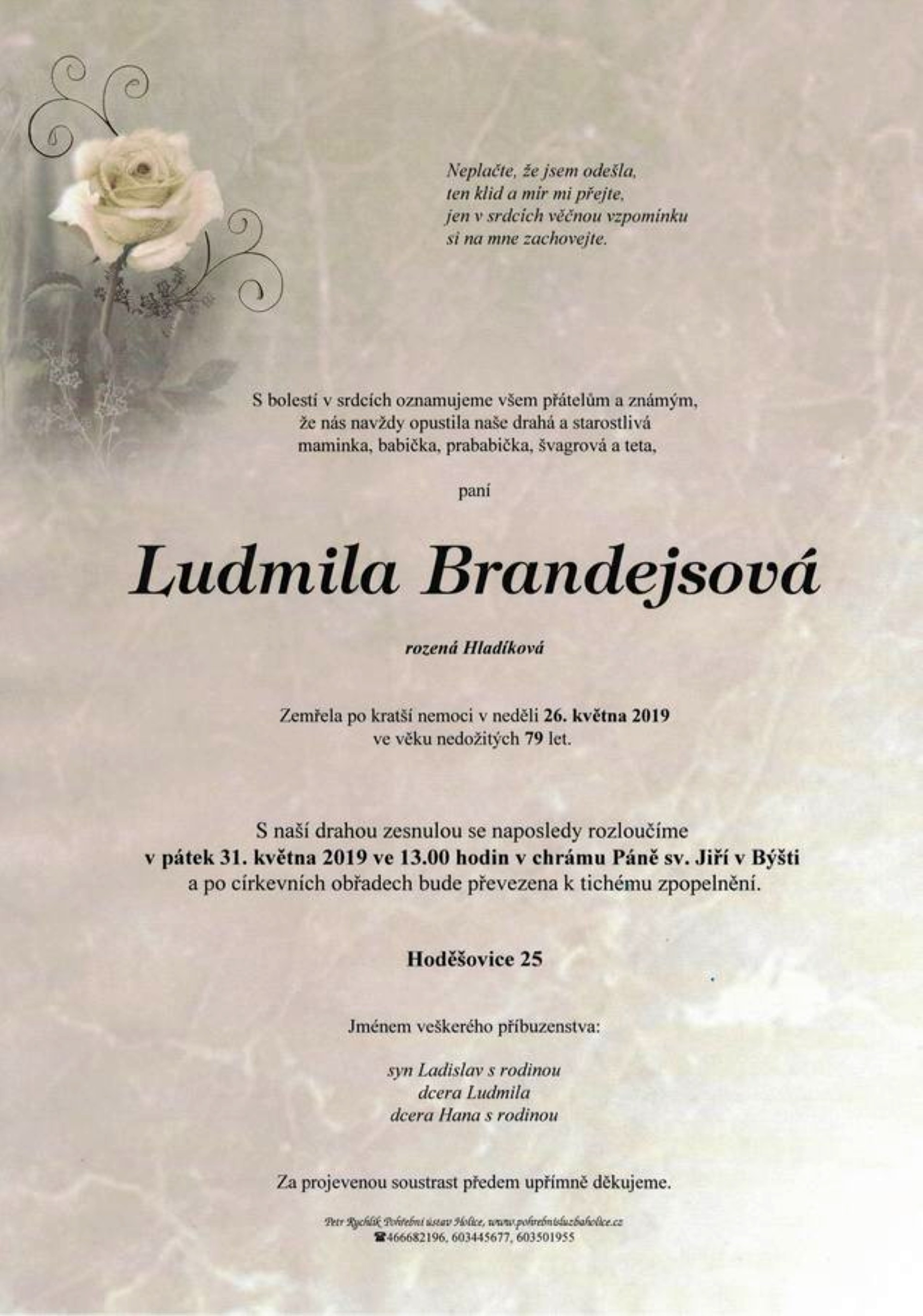Ludmila Brandejsová