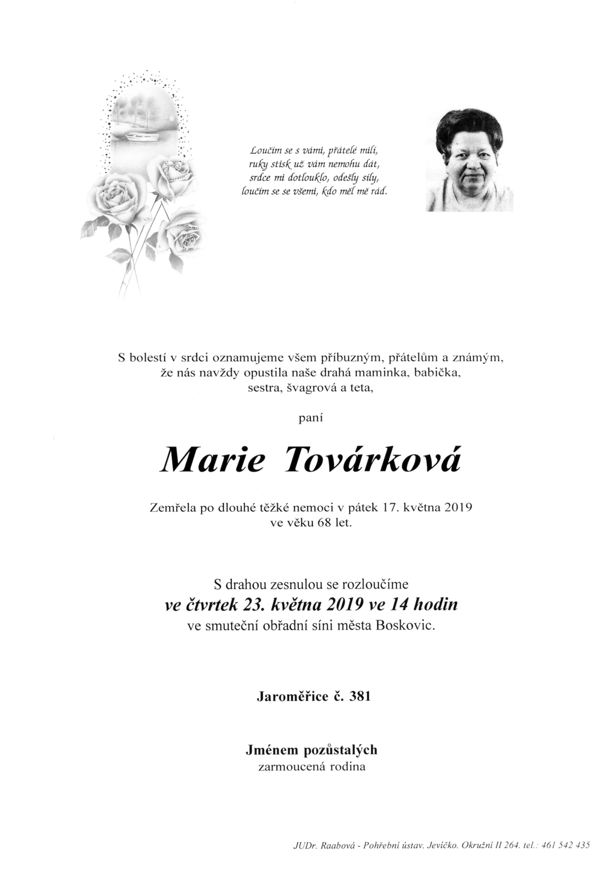 Marie Továrková