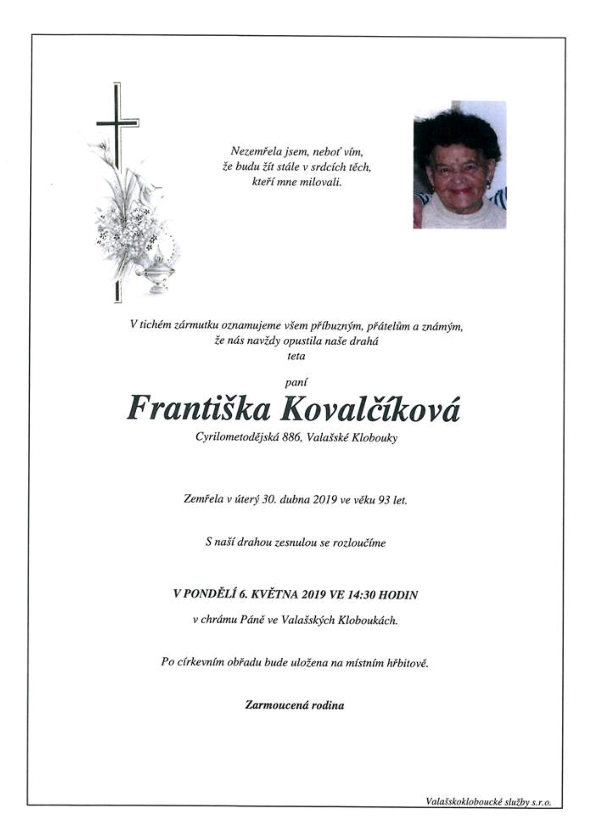 Františka Kovalčíková