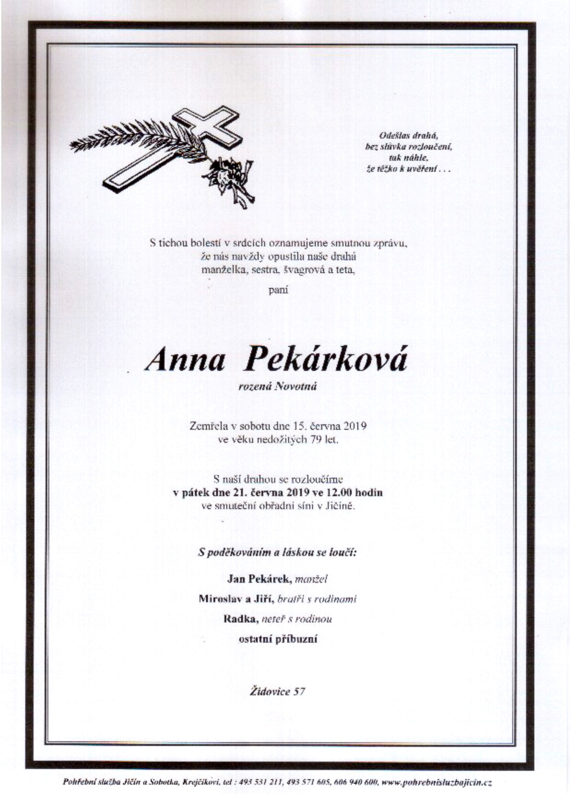 Anna Pekárková