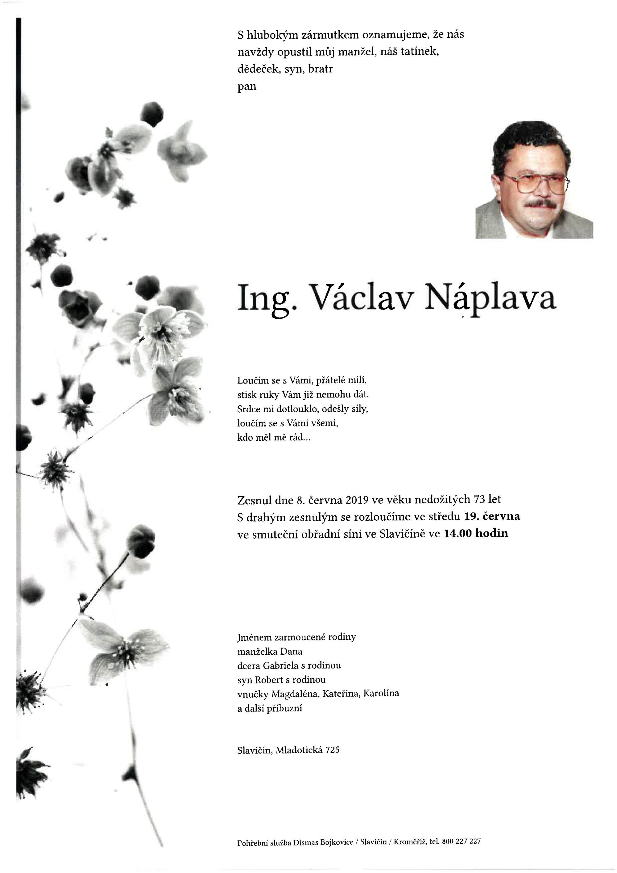 Ing. Václav Náplava