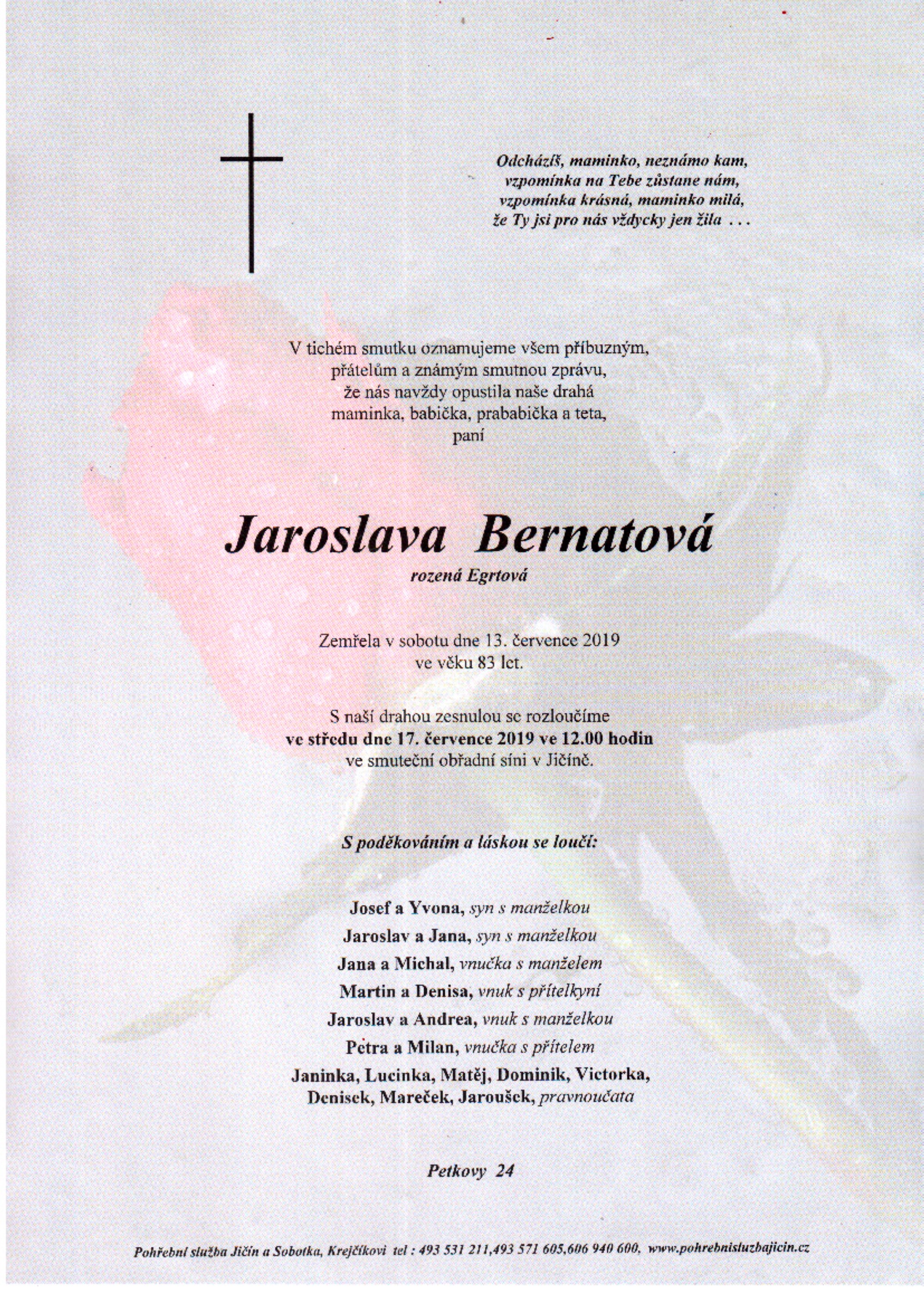 Jaroslava Bernatová