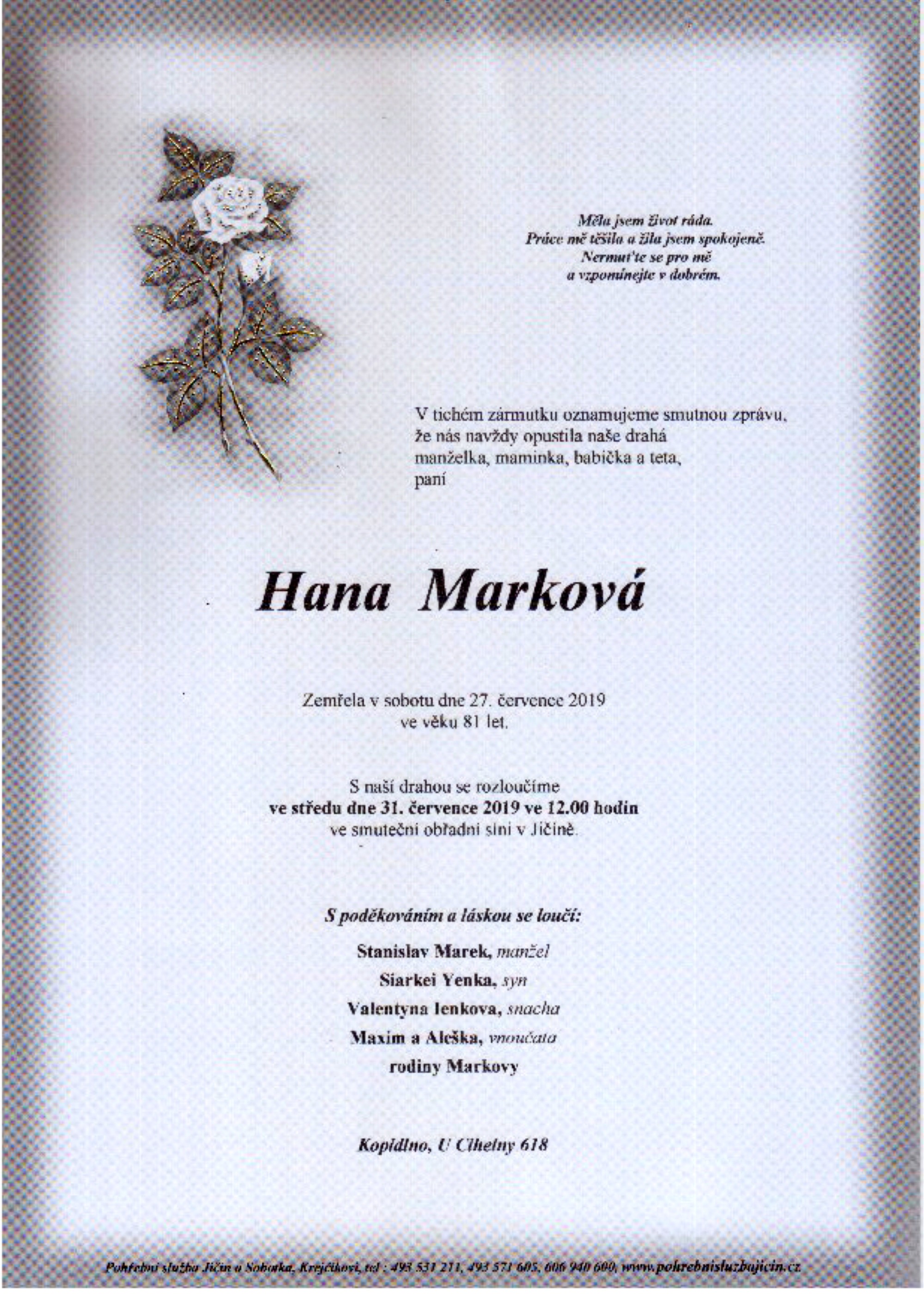 Hana Marková