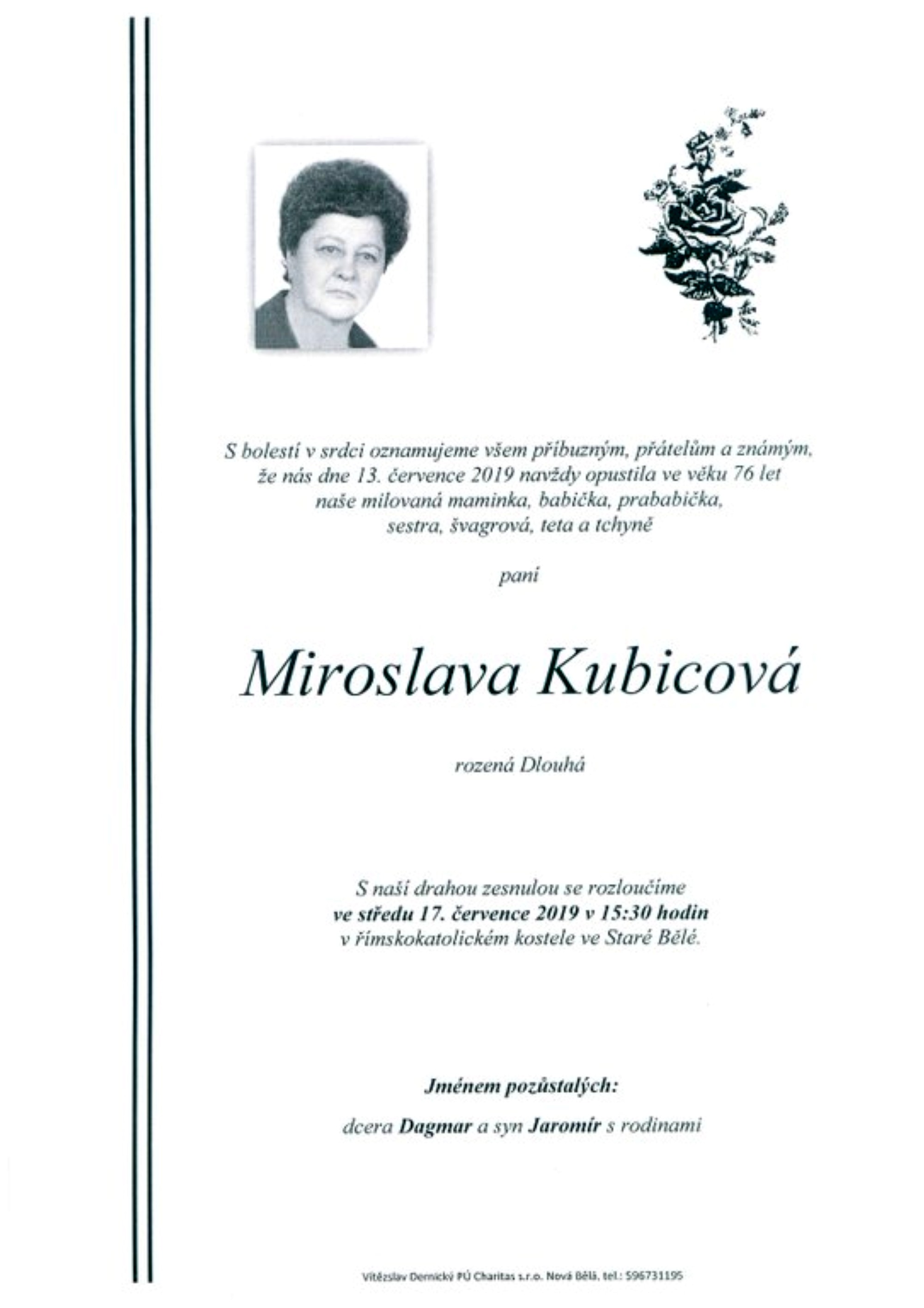 Miroslava Kubicová