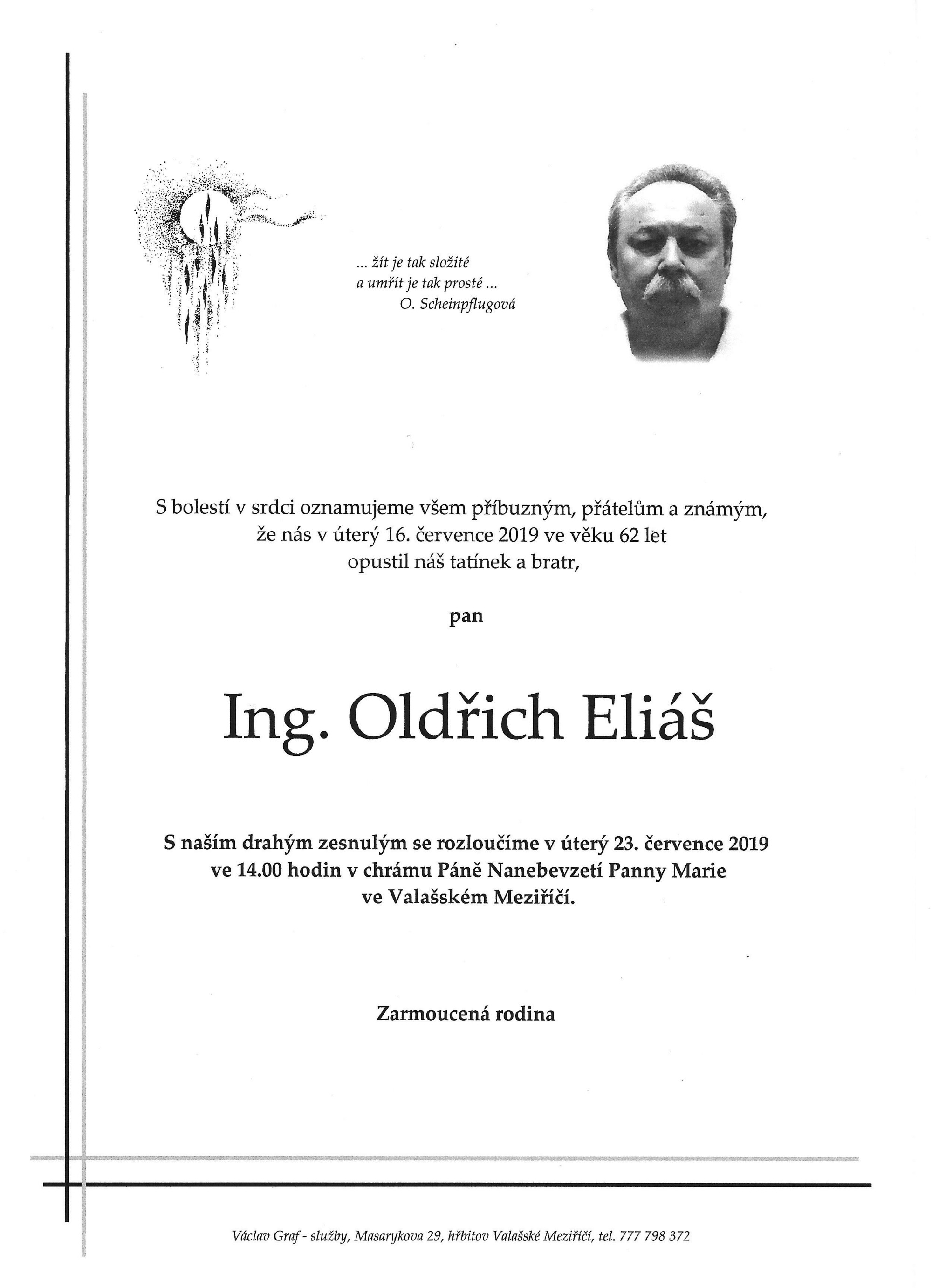 Ing. Oldřich Eliáš