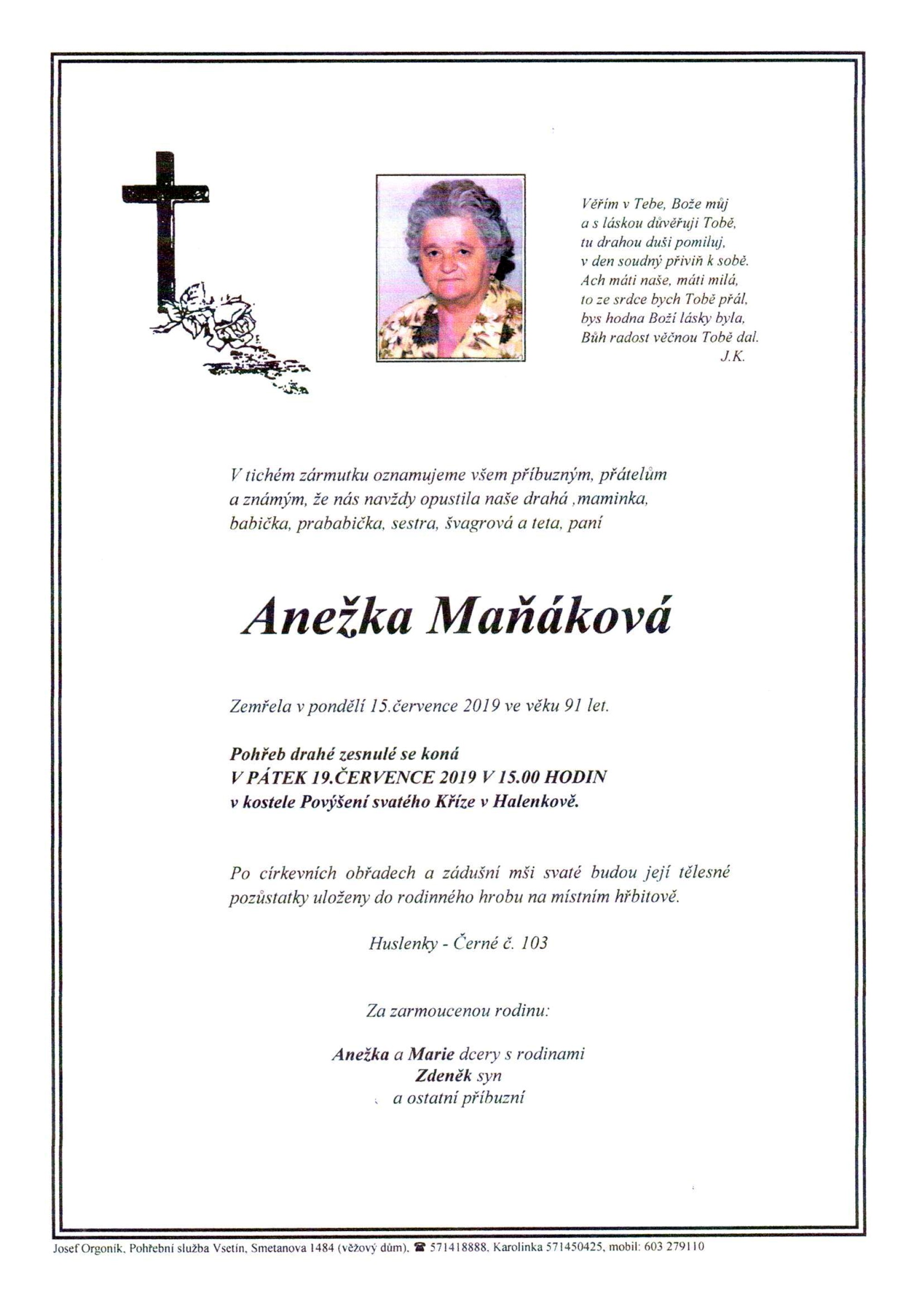 Anežka Maňáková