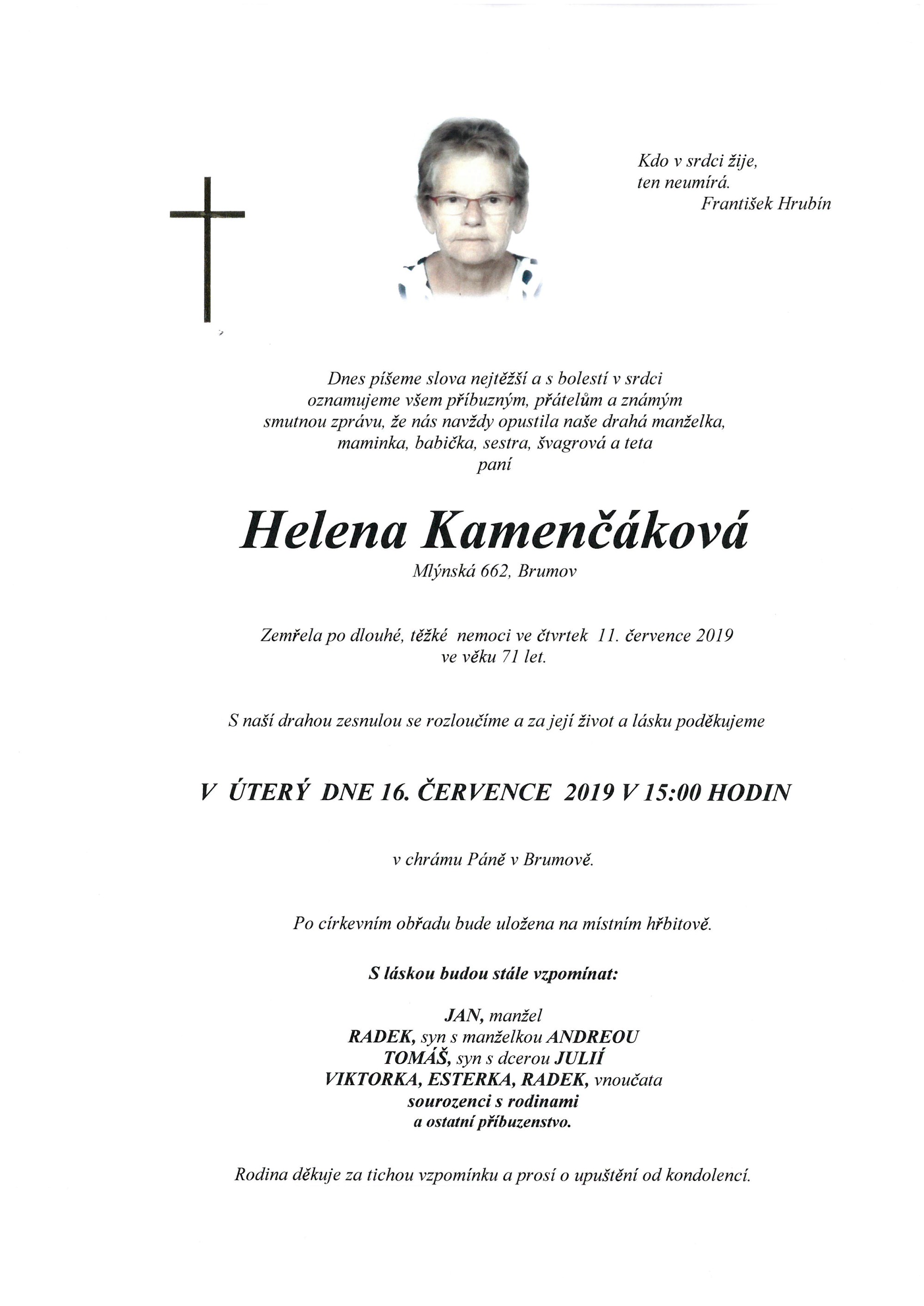 Helena Kamenčáková