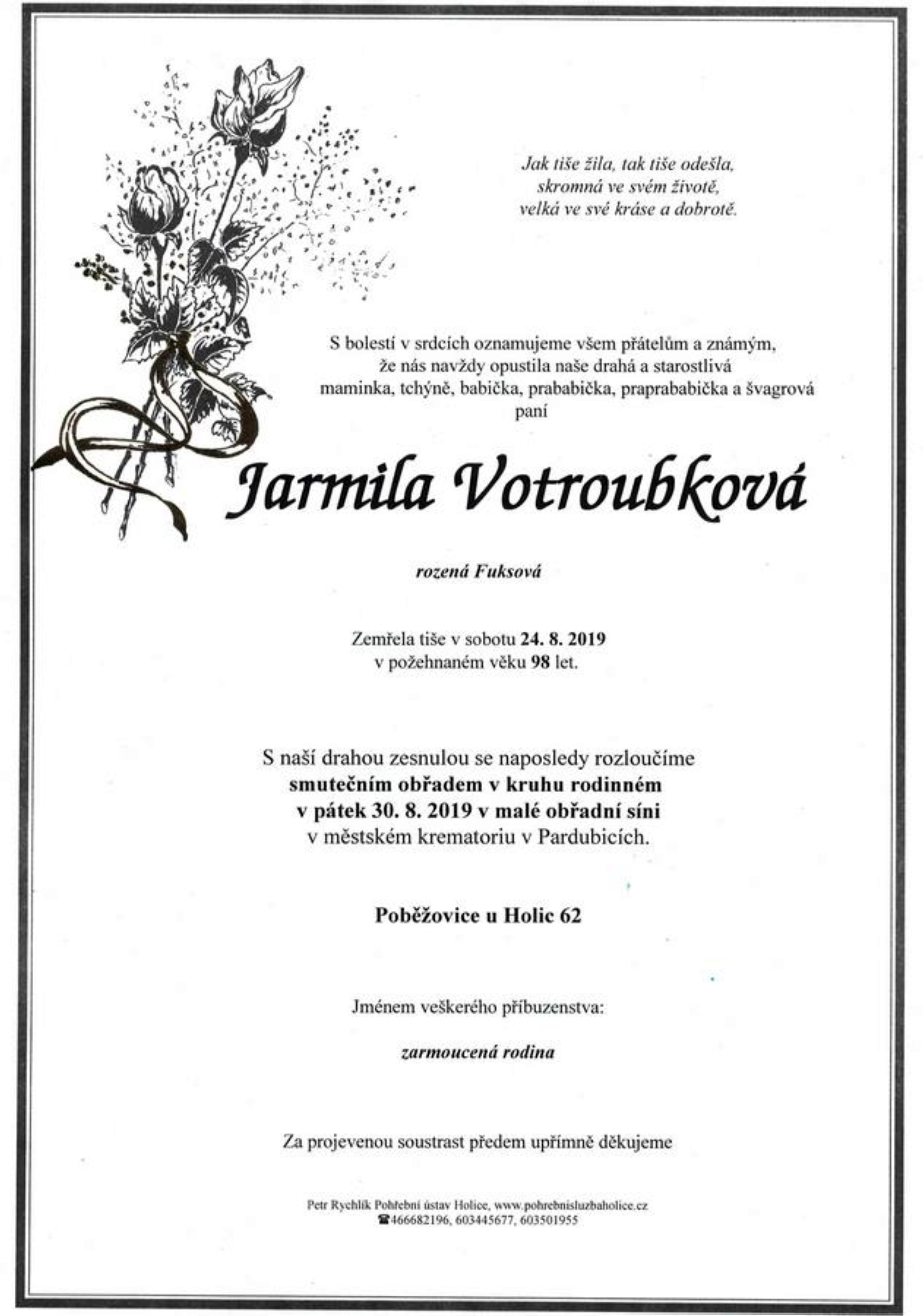 Jarmila Votroubková