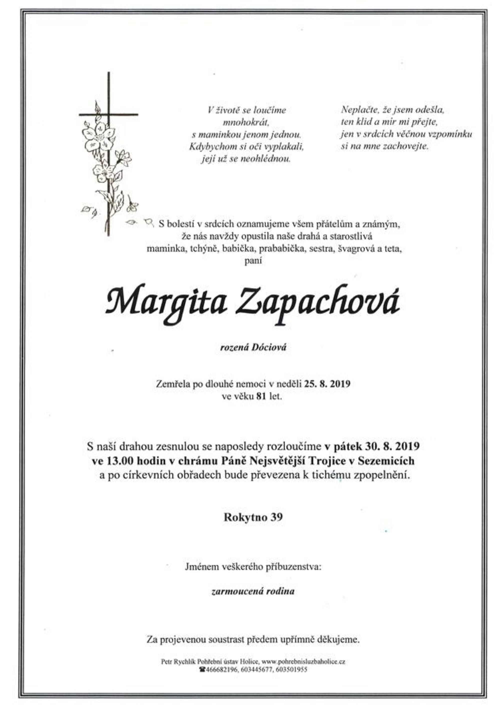 Margita Zapachová