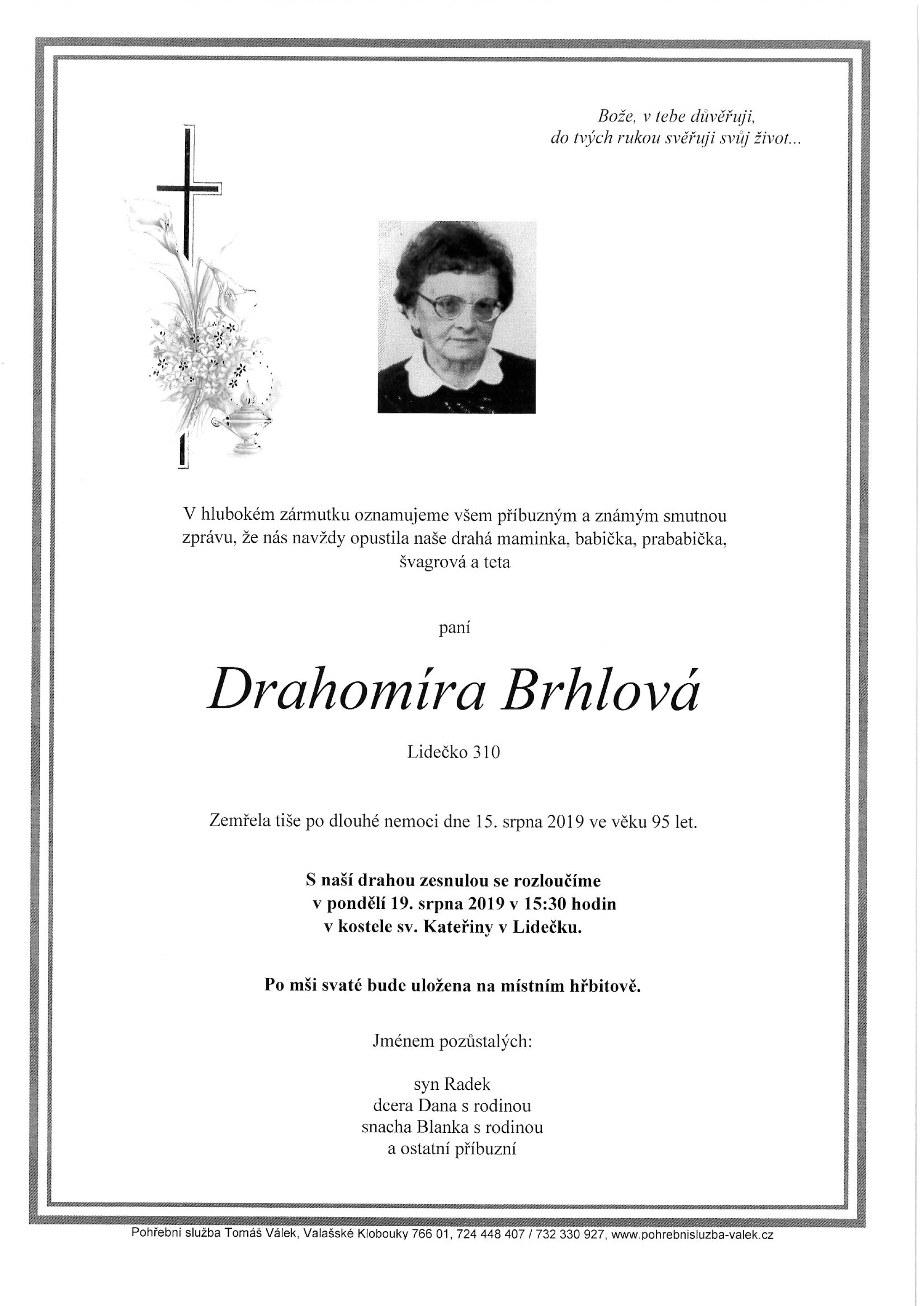 Drahomíra Brhlová