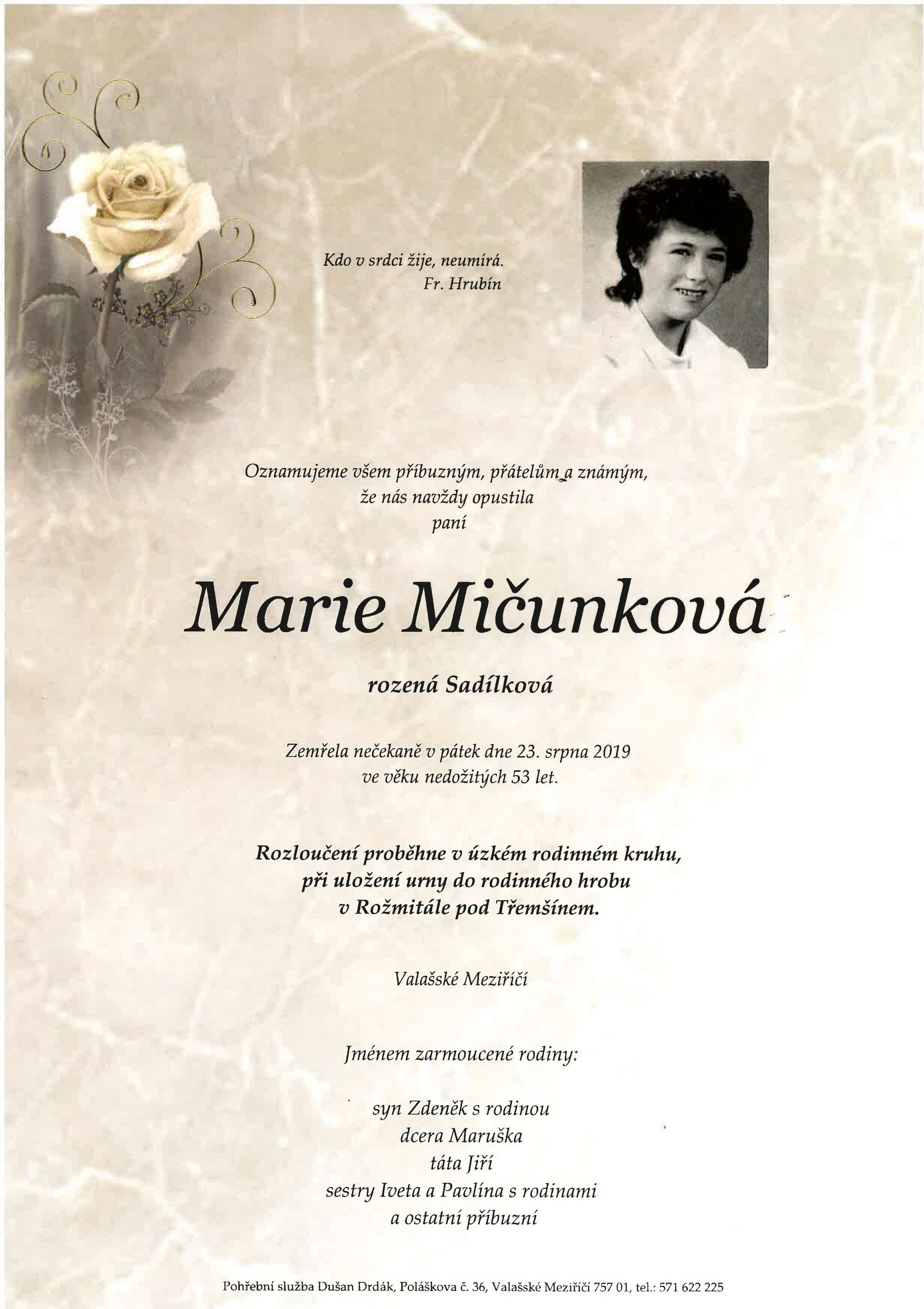 Marie Mičunková