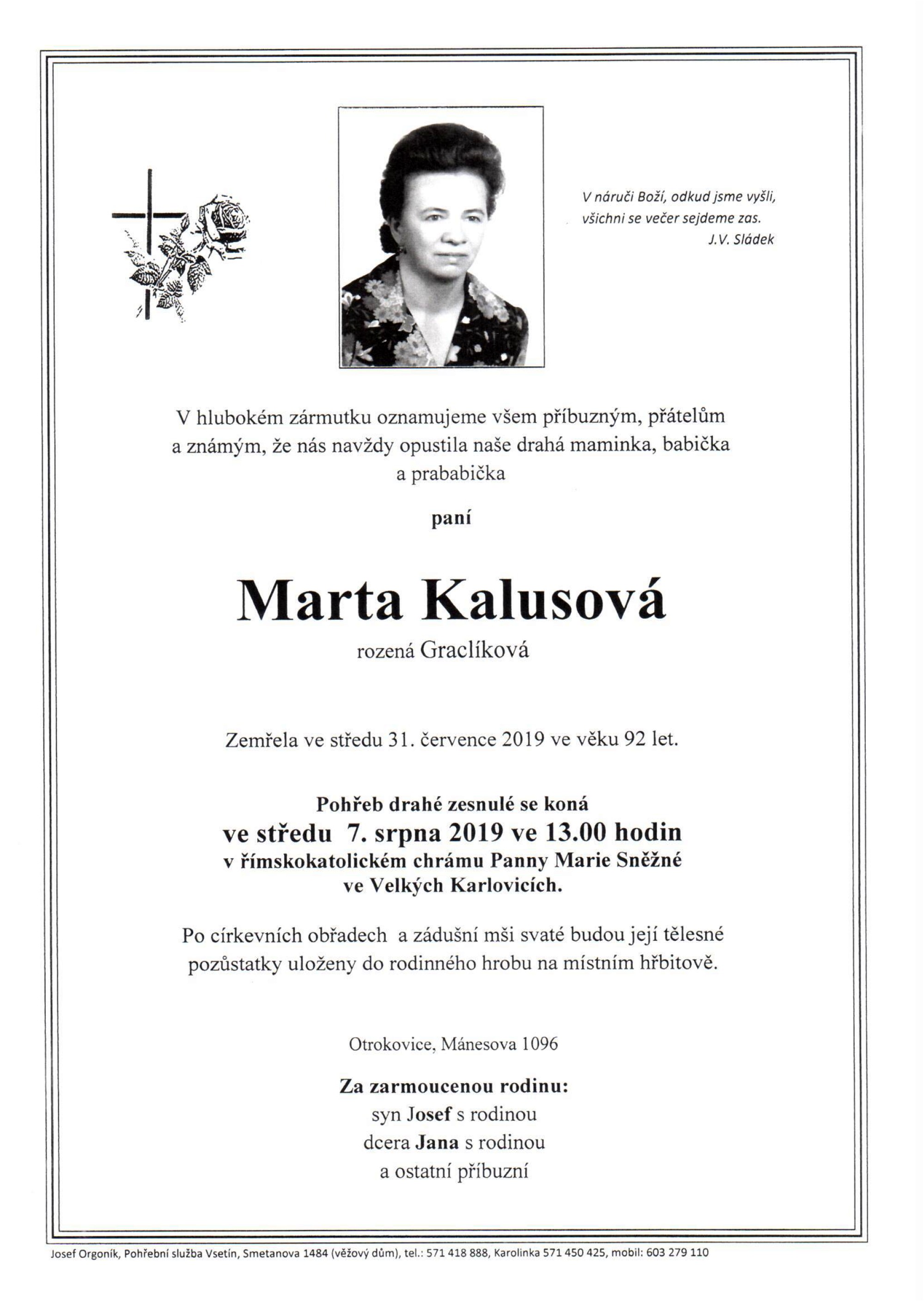 Marta Kalusová
