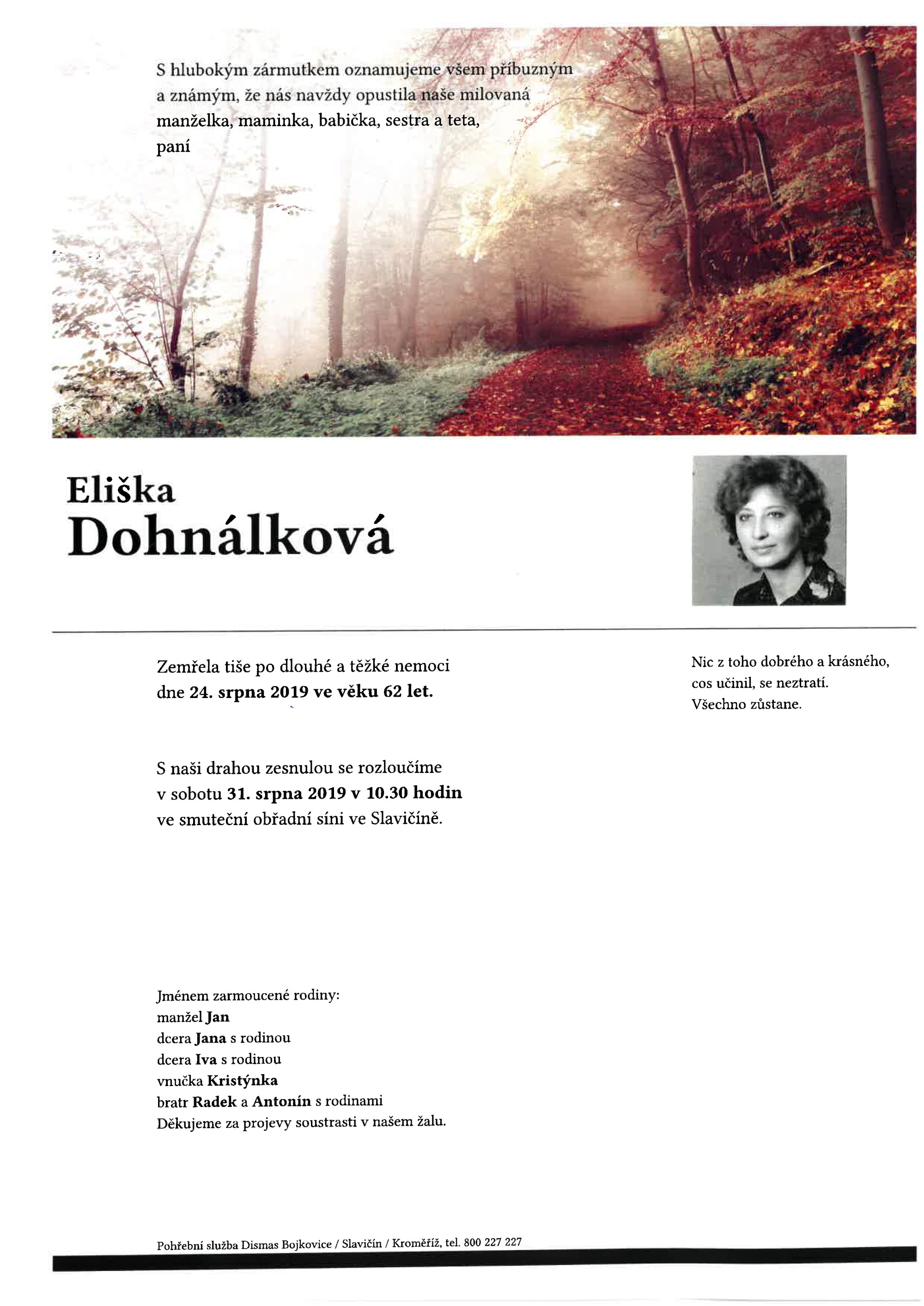 Eliška Dohnálková