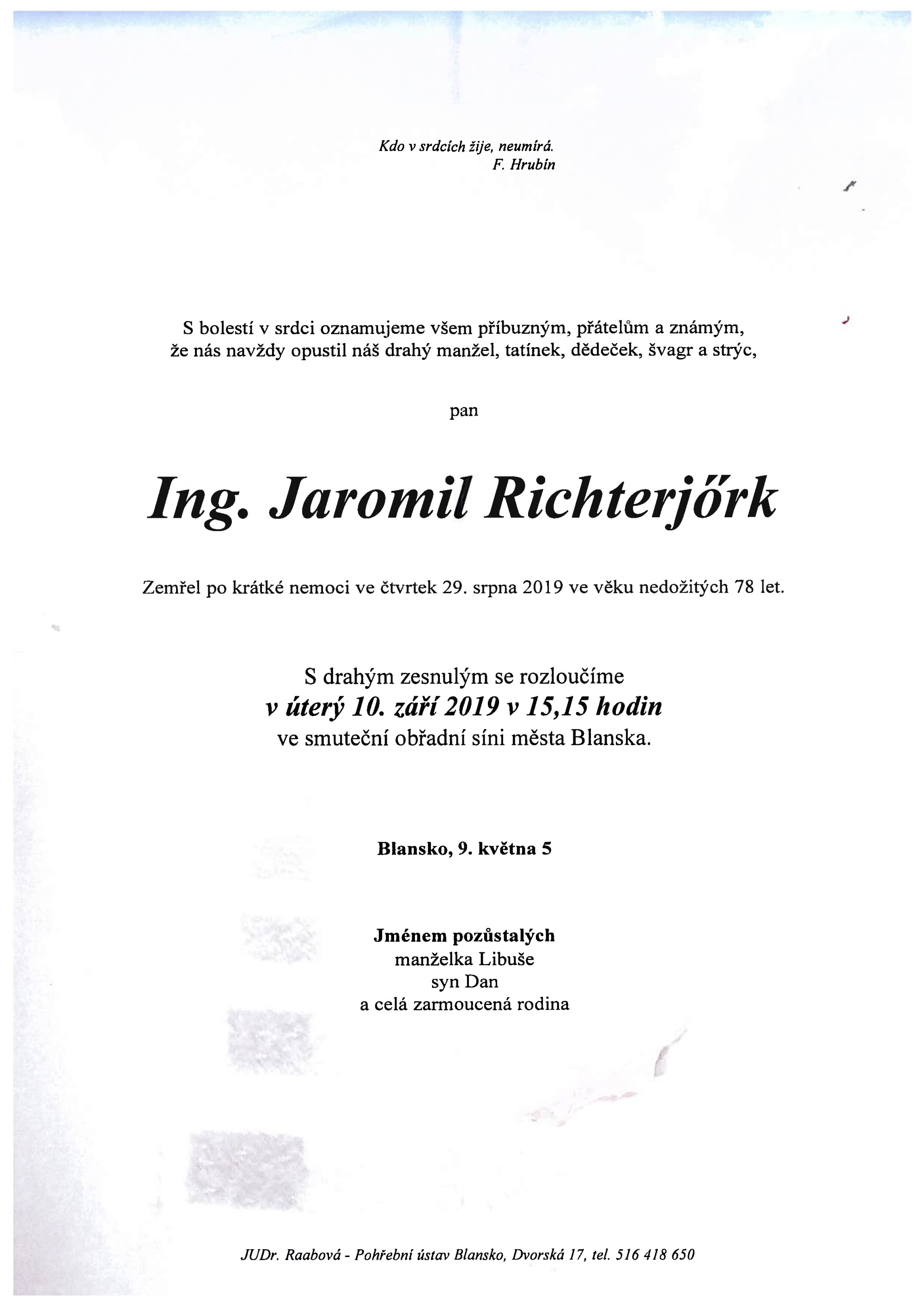 Ing. Jaromil Richterjörk