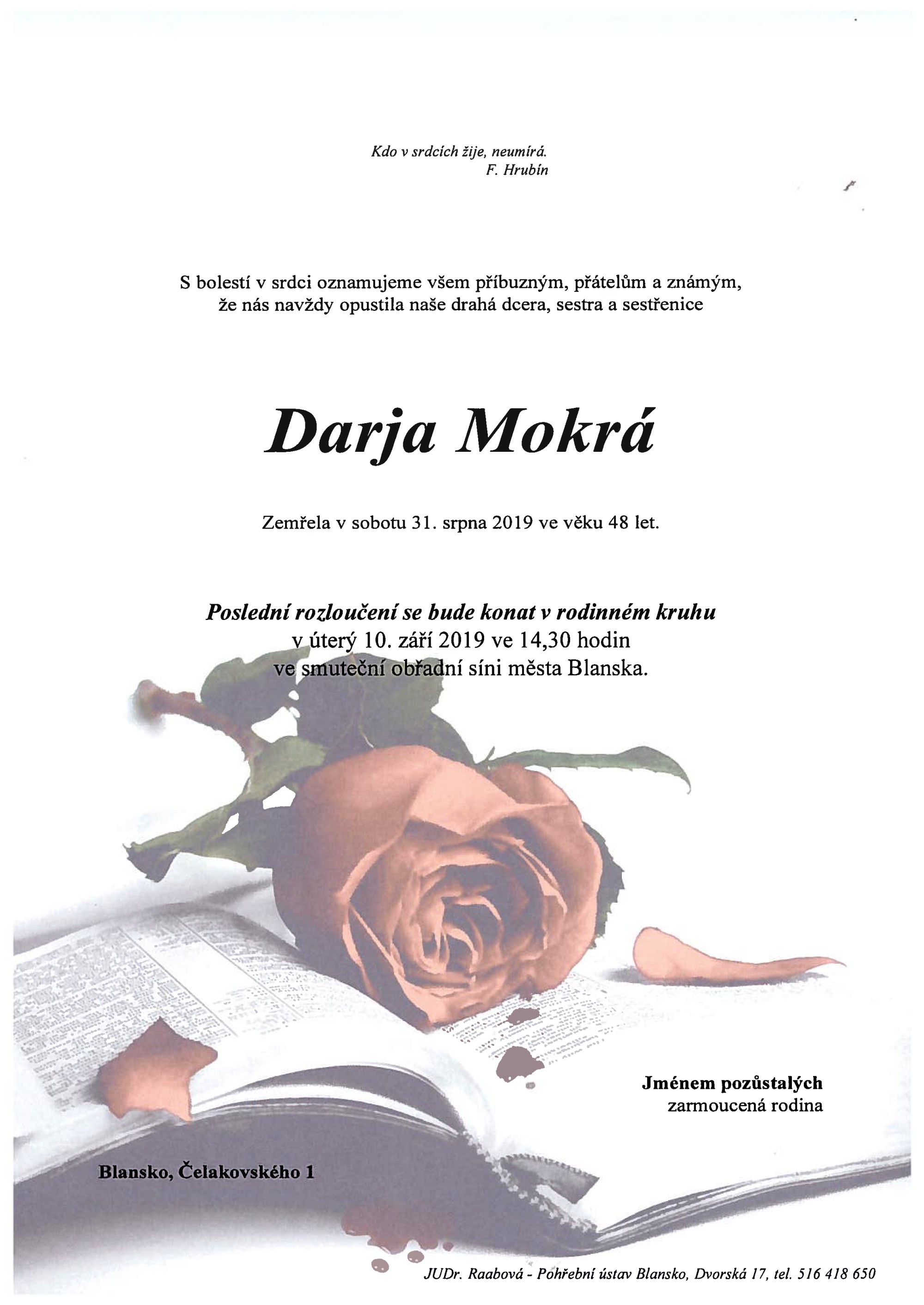 Darja Mokrá