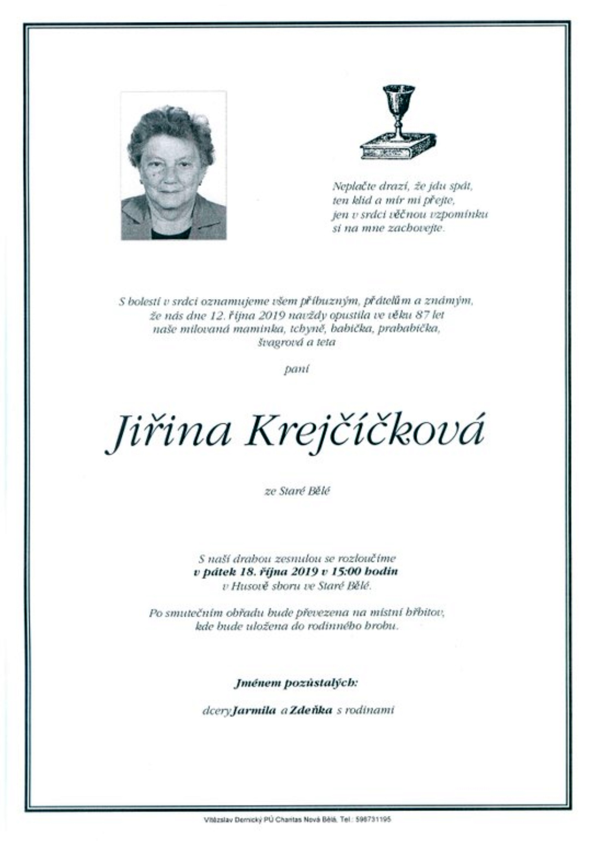 Jiřina Krejčíčková