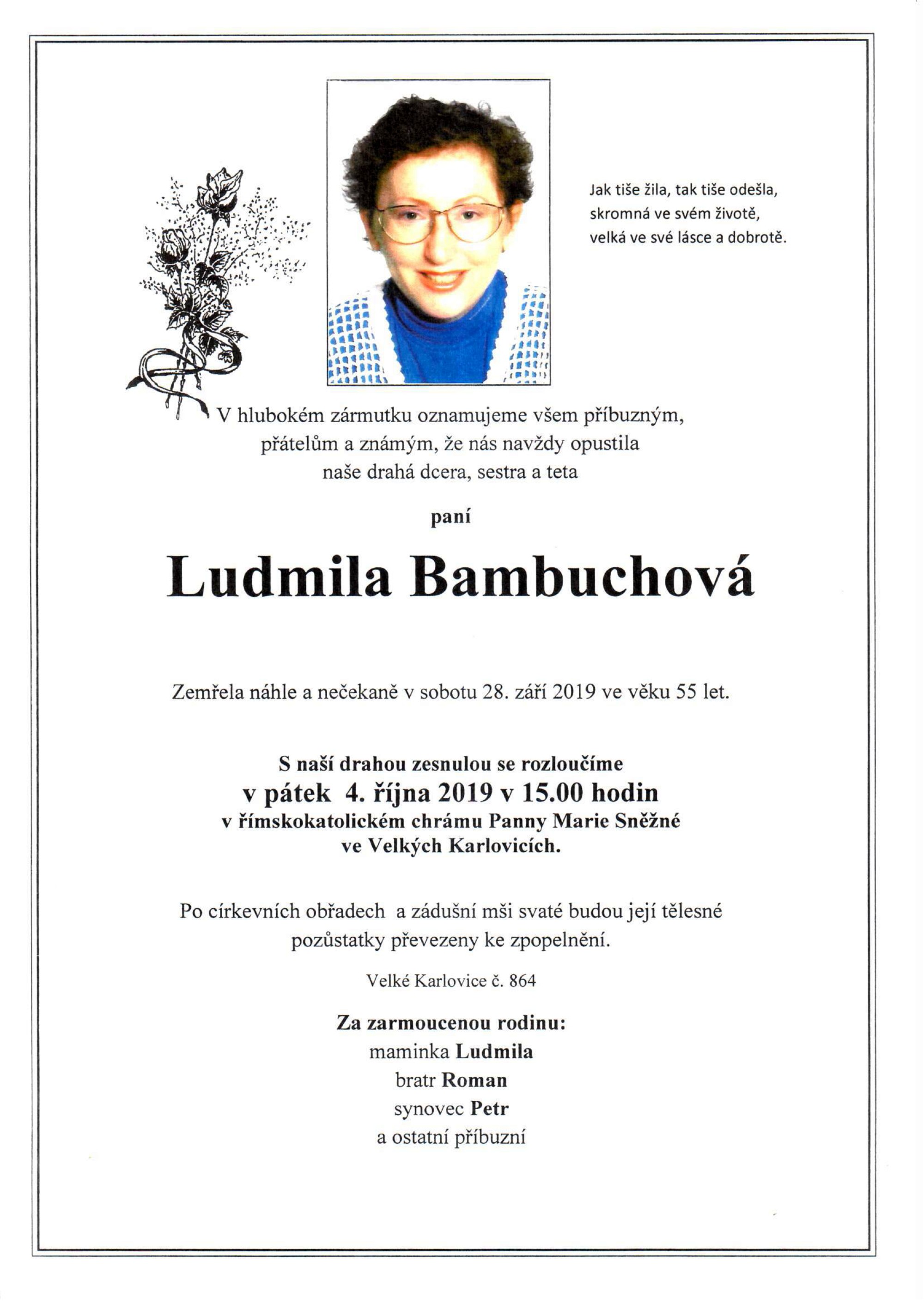 Ludmila Bambuchová