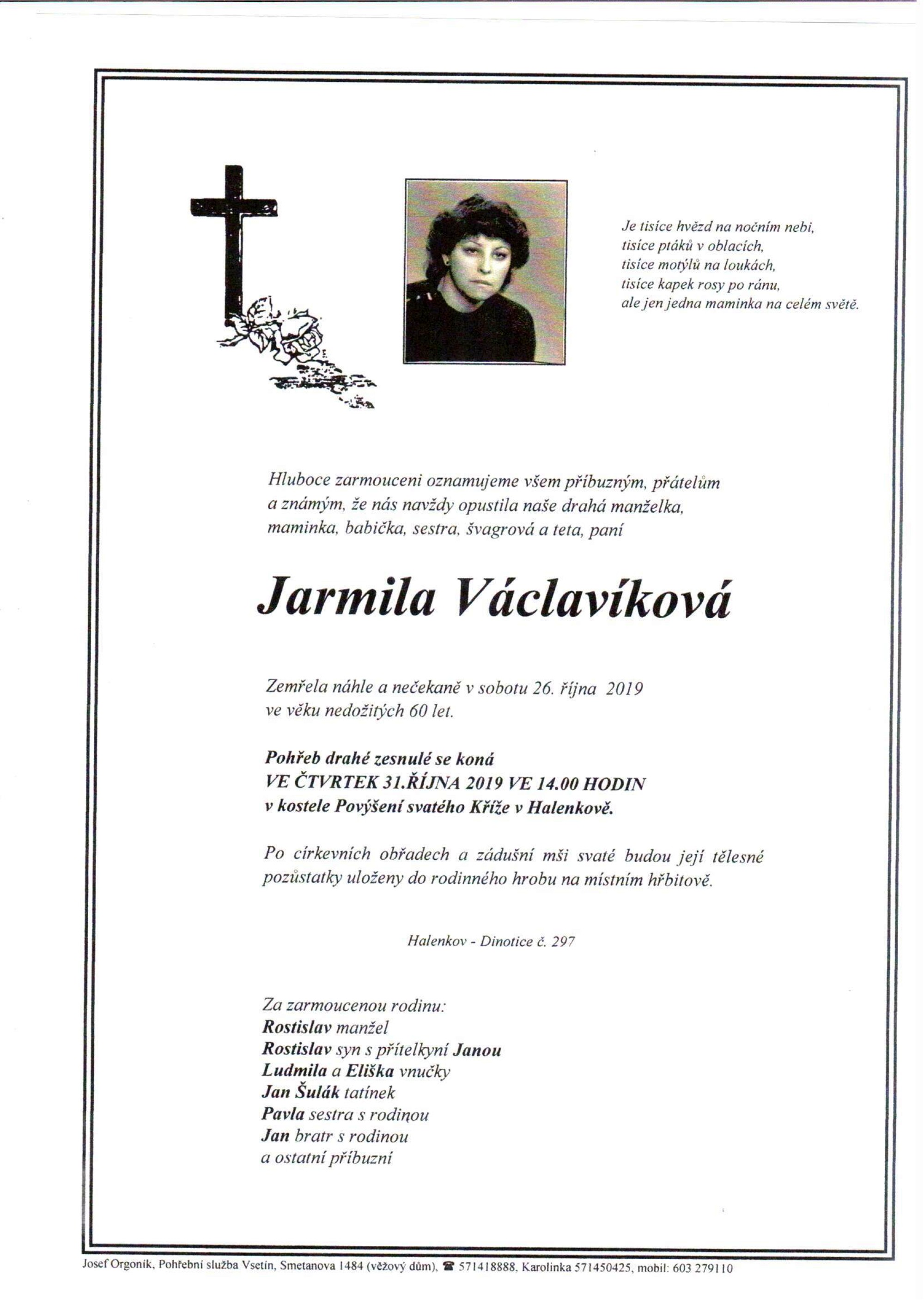 Jarmila Václavíková