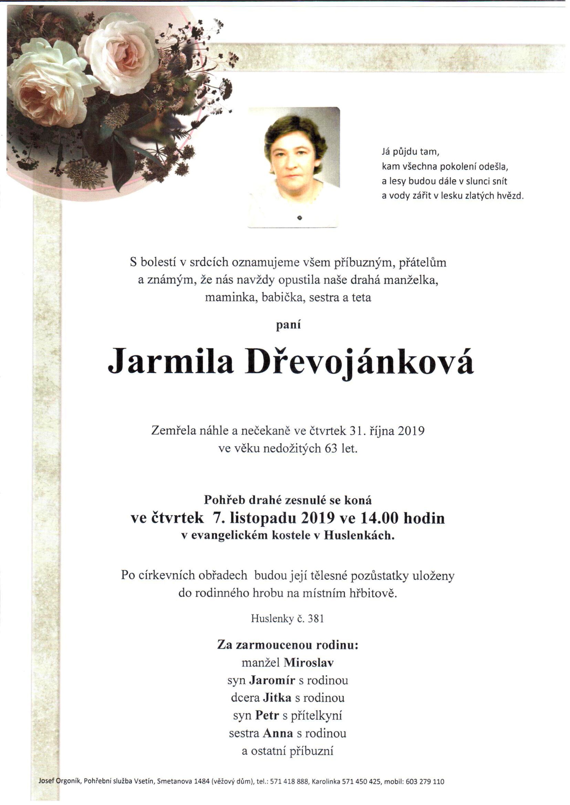 Jarmila Dřevojánková