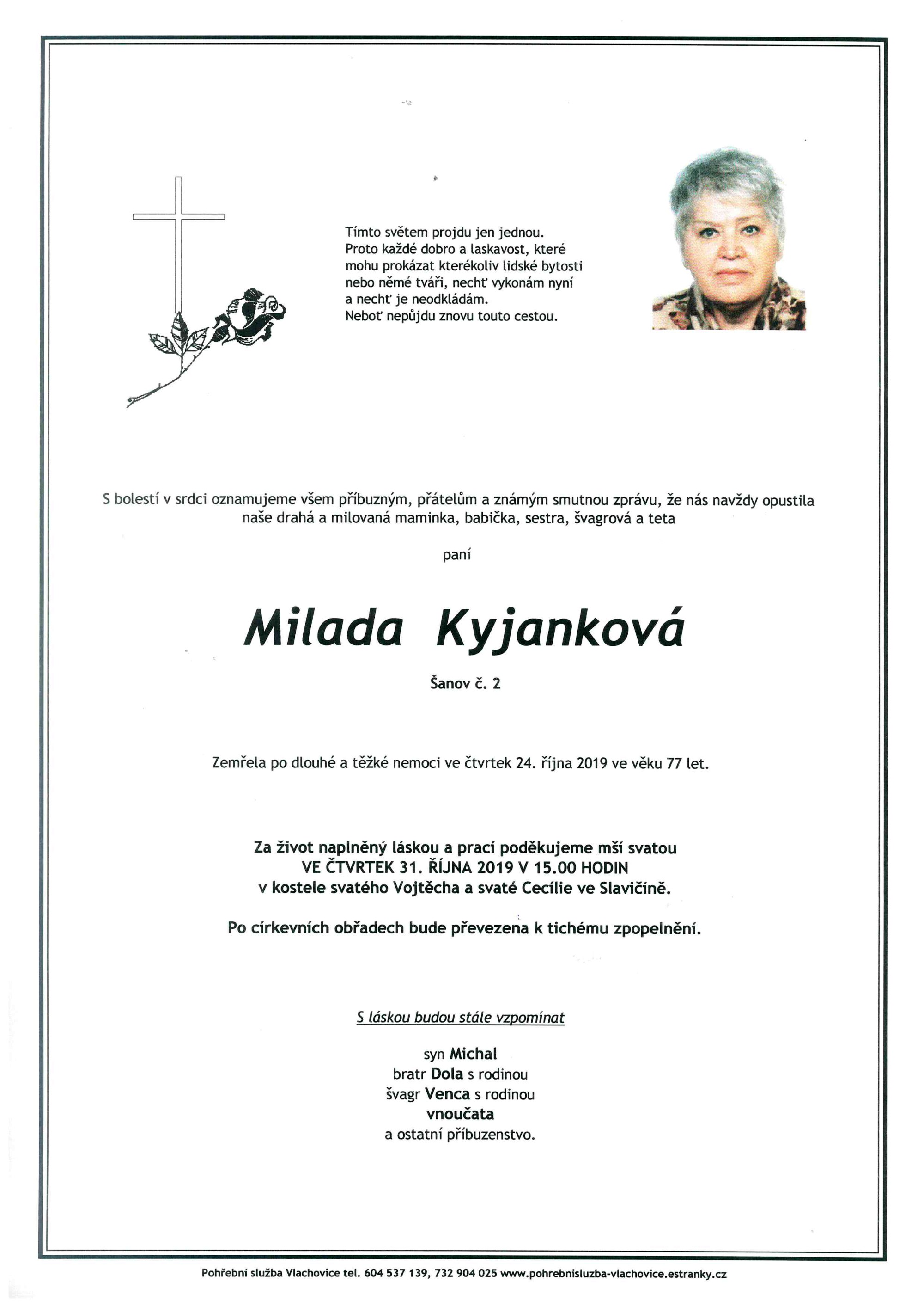 Milada Kyjanková