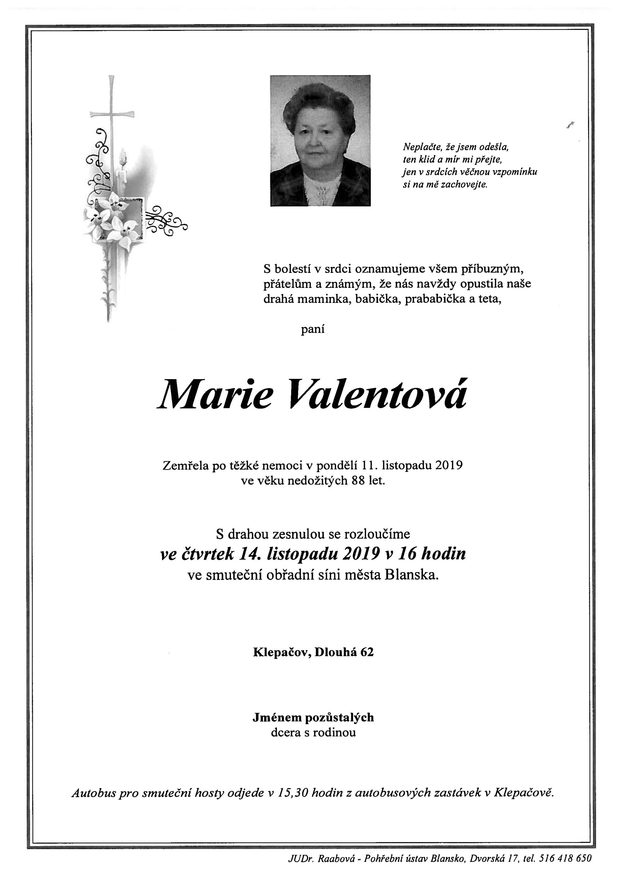 Marie Valentová