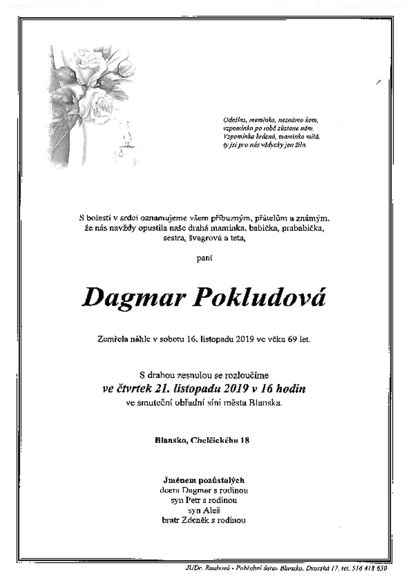 Dagmar Pokludová