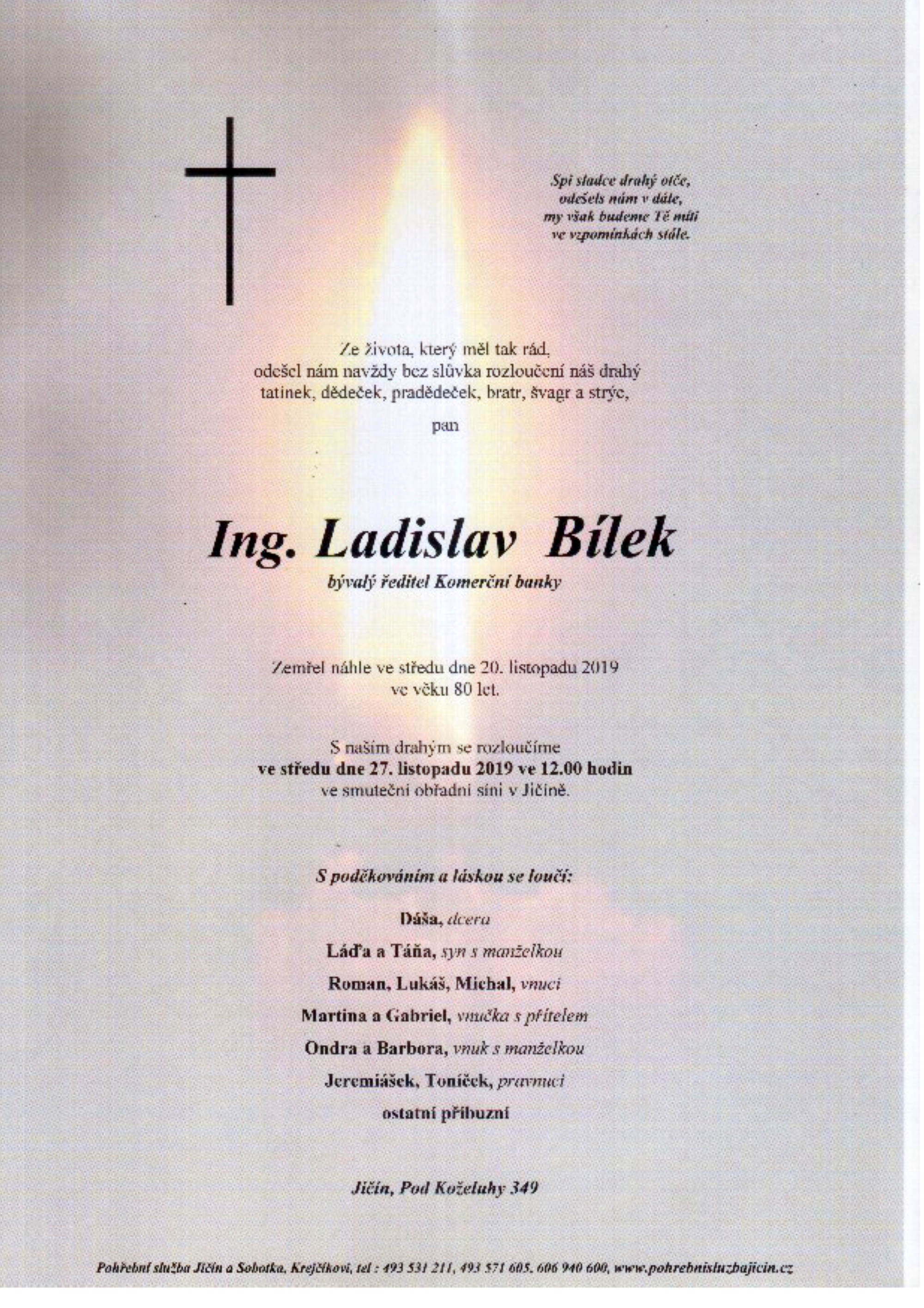 Ing. Ladislav Bílek