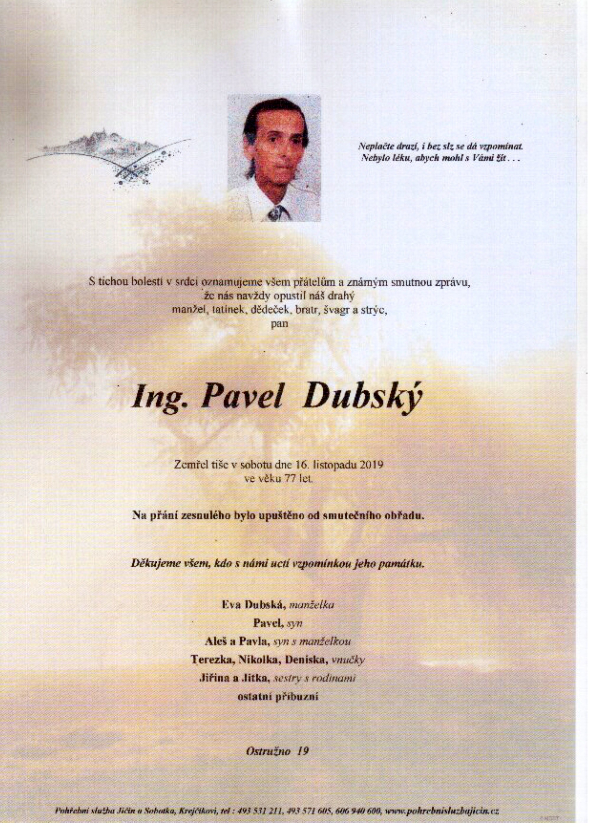 Ing. Pavel Dubský