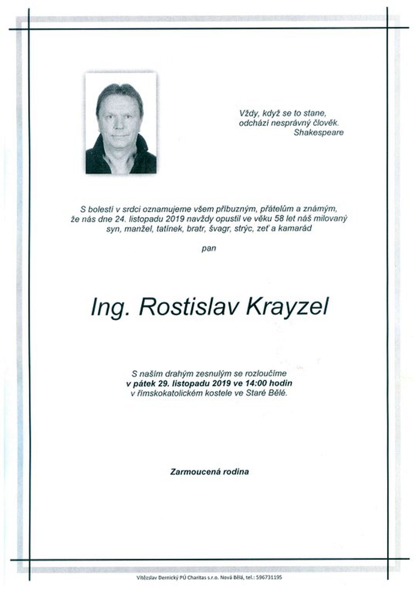Ing. Rostislav Krayzel