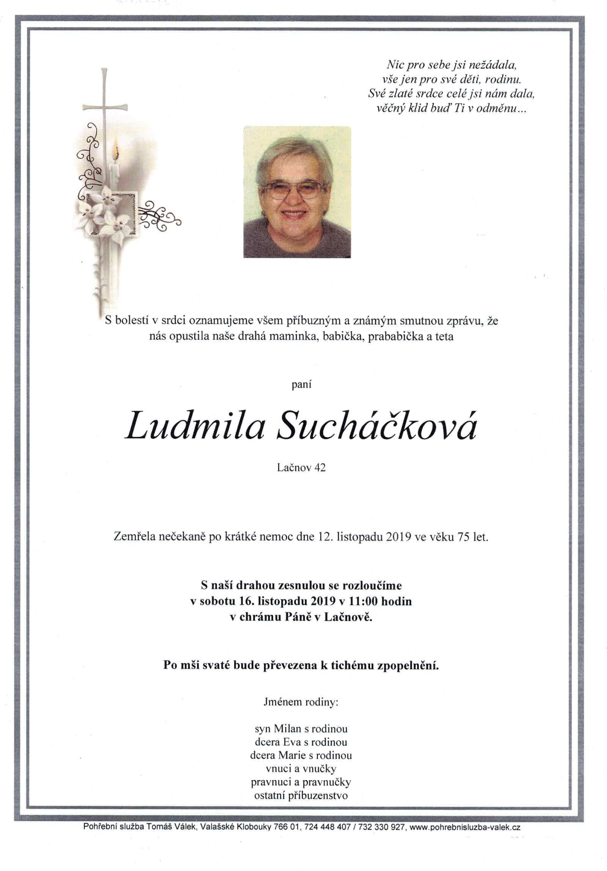 Ludmila Sucháčková