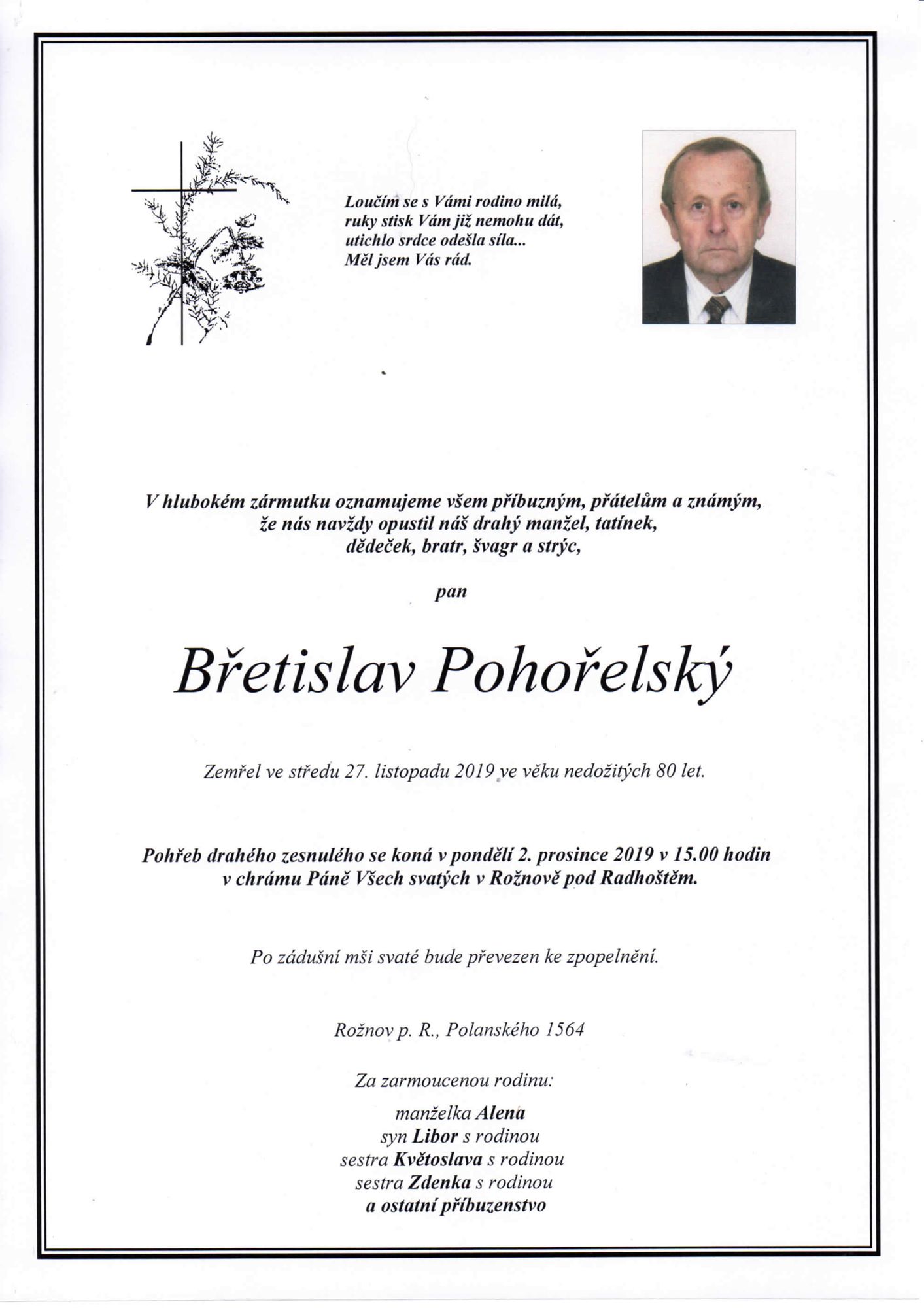 Břetislav Pohořelský