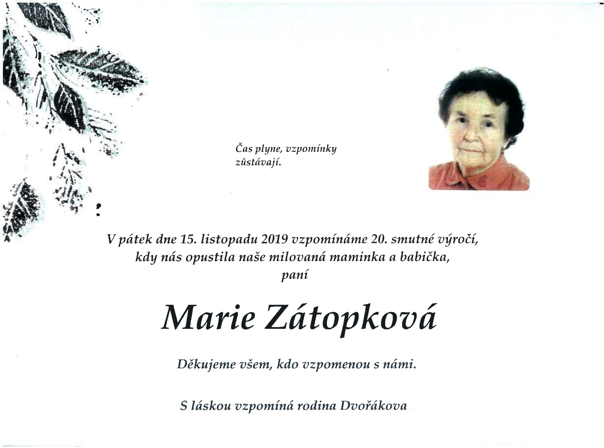Marie Zátopková