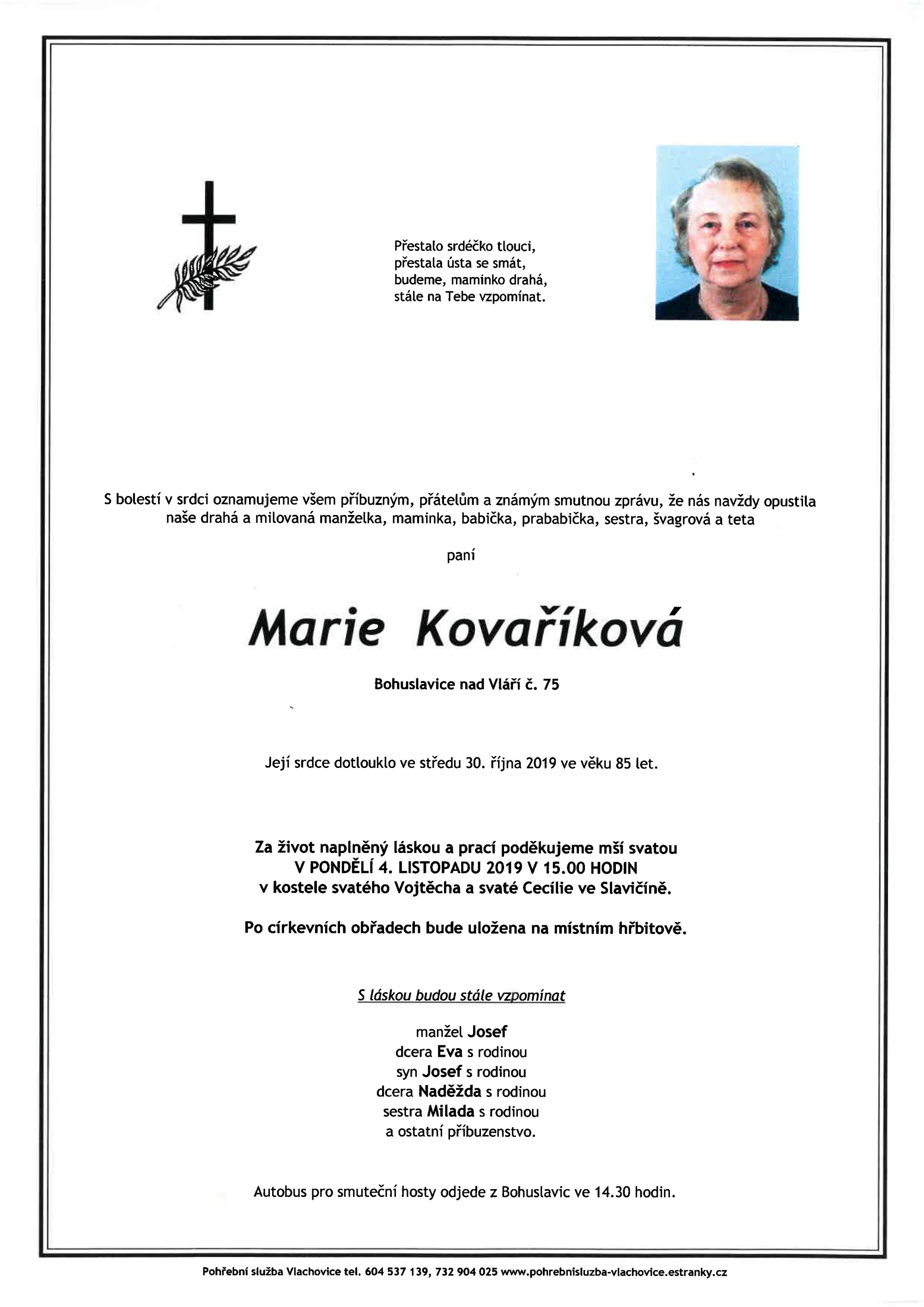 Marie Kovaříková