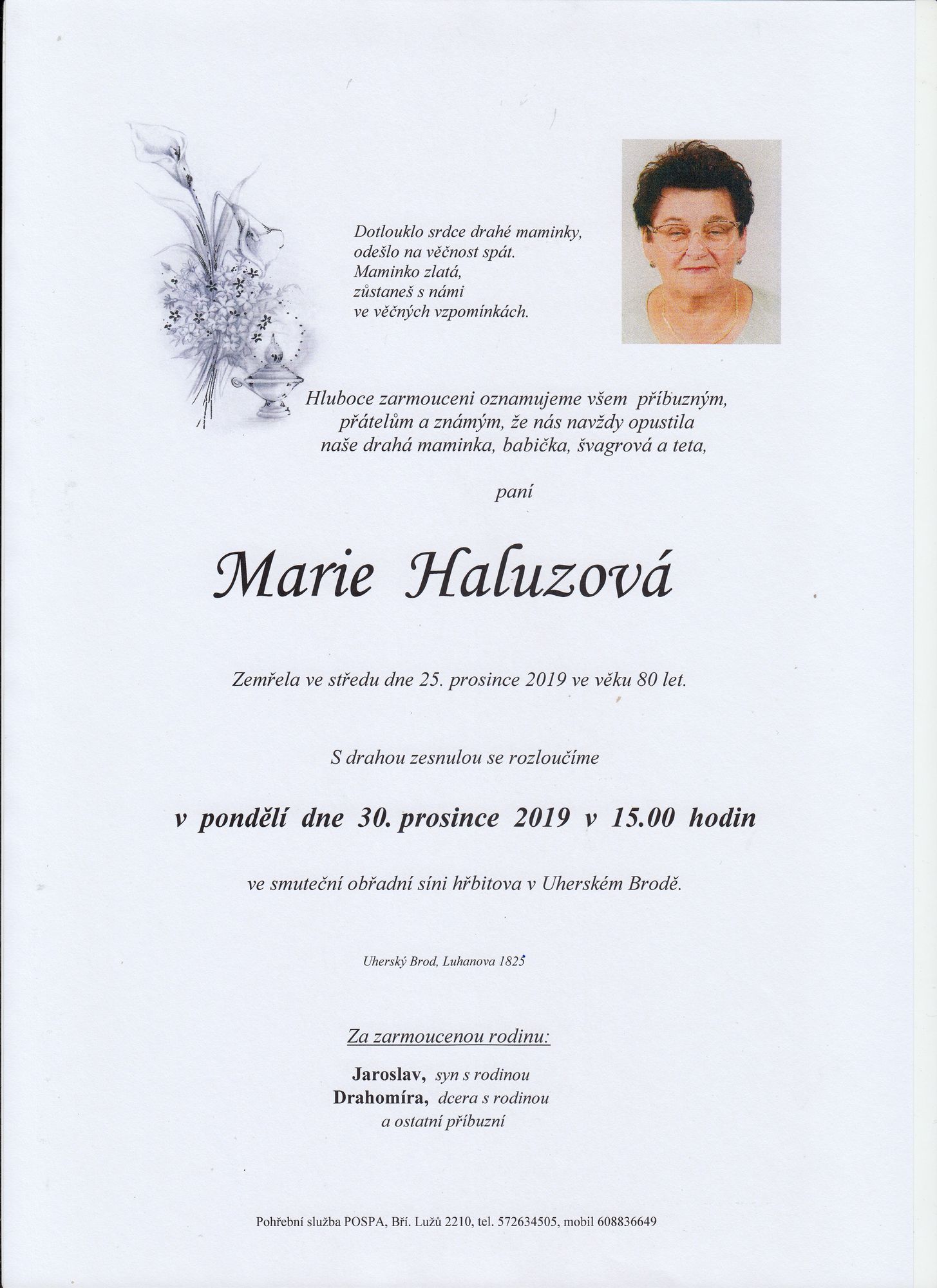 Marie Haluzová