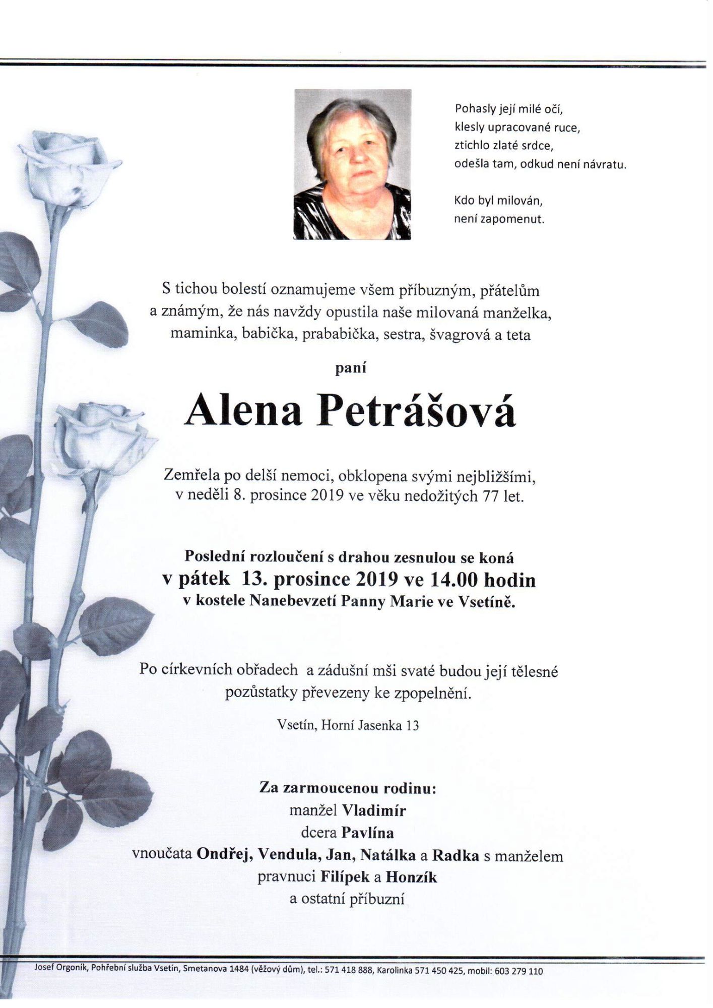 Alena Petrášová
